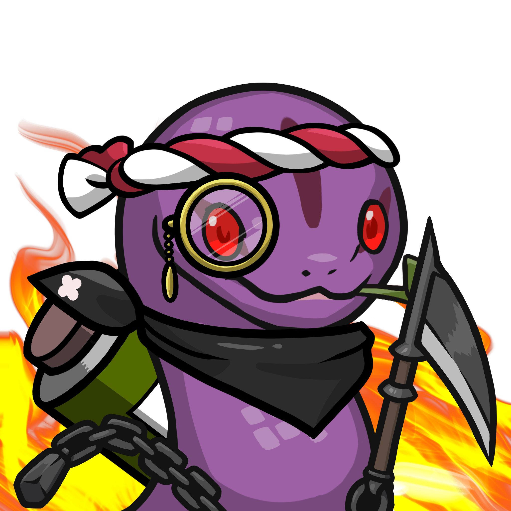 Orochi-Purple(leaf) #12568