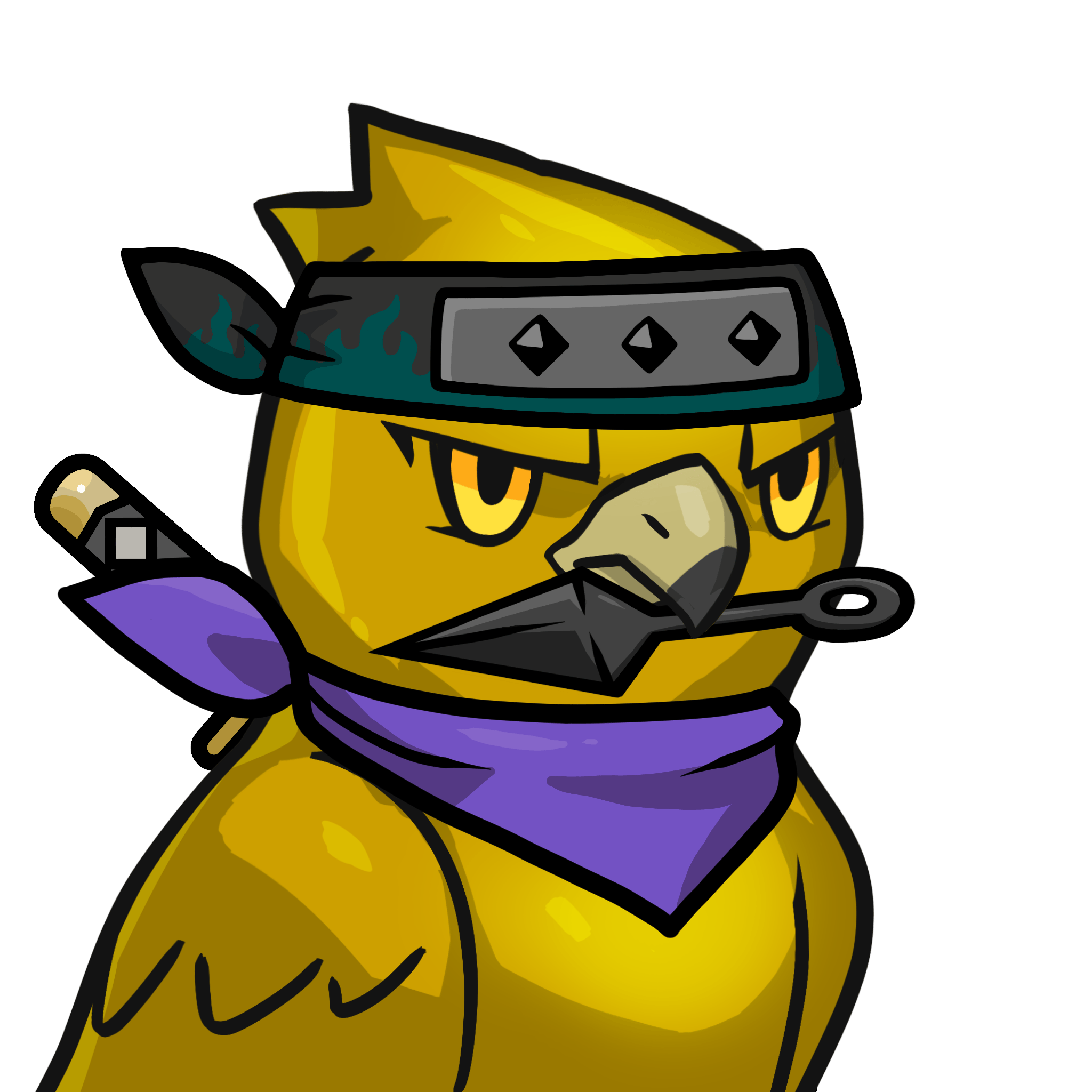 Narukami-Gold(kunai) #12572