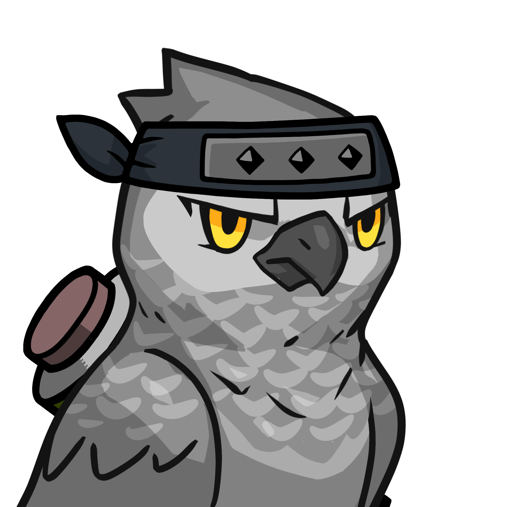 Narukami-Grey parrot #12586
