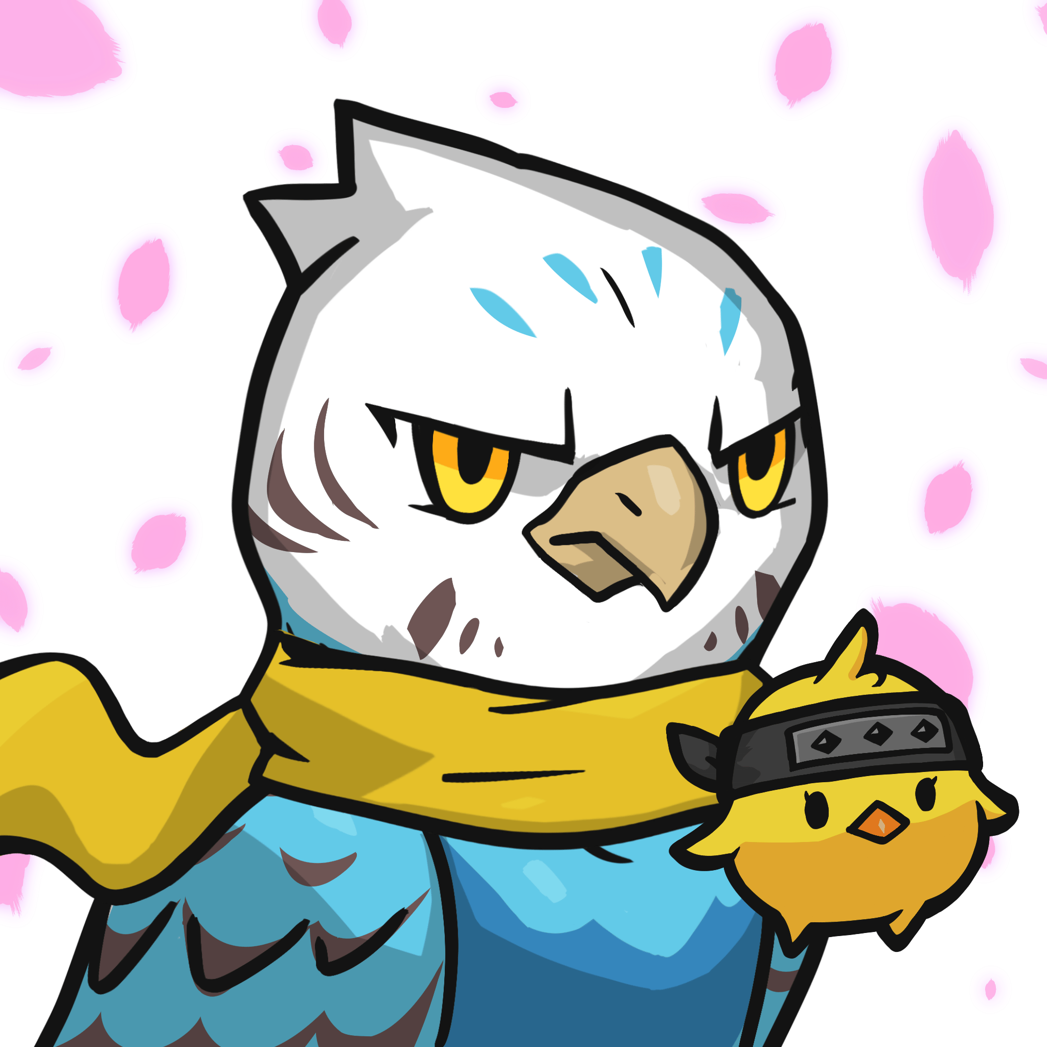 Narukami-Blue budgie #12660
