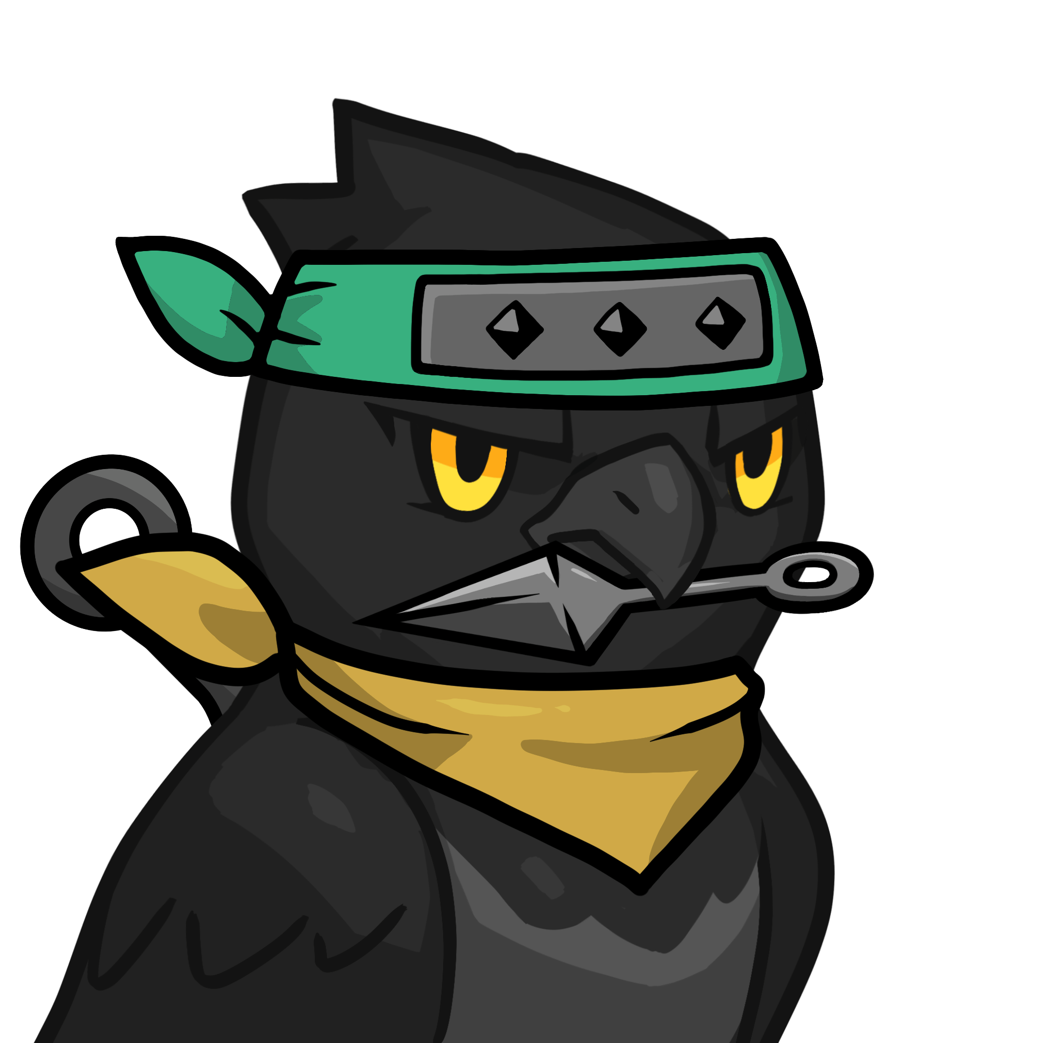 Narukami-Crow(kunai) #12750