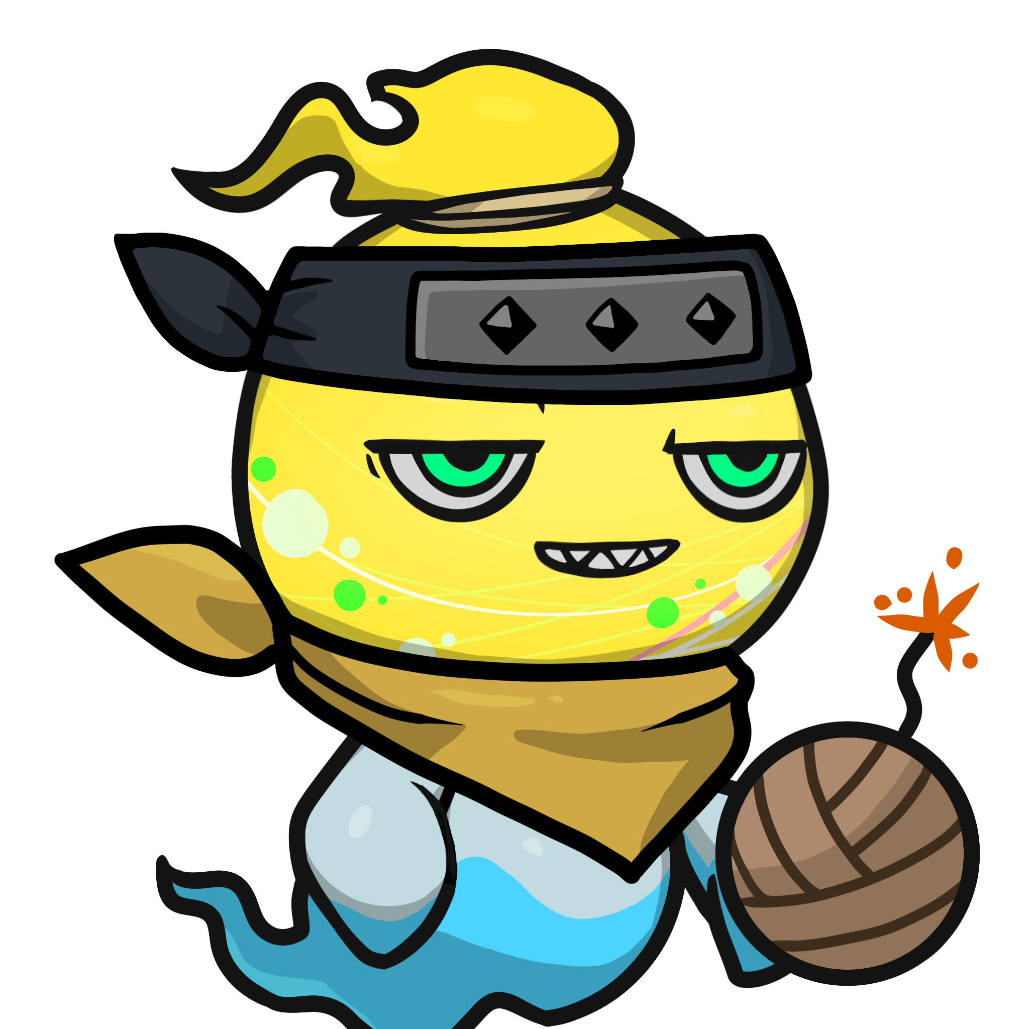 Mitama-Water balloon yo-yo(yellow) #12861