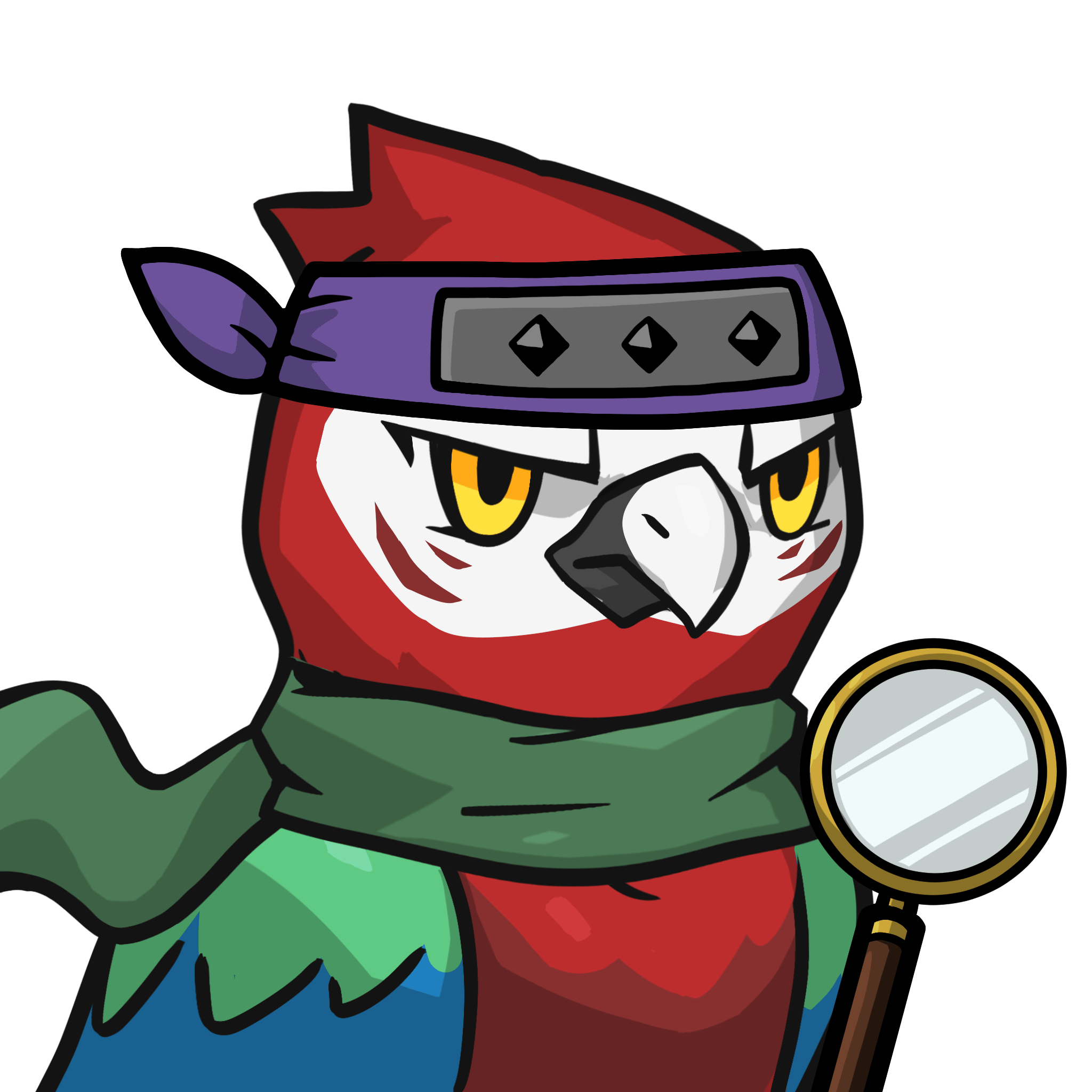 Narukami-Scarlet macaw #12952