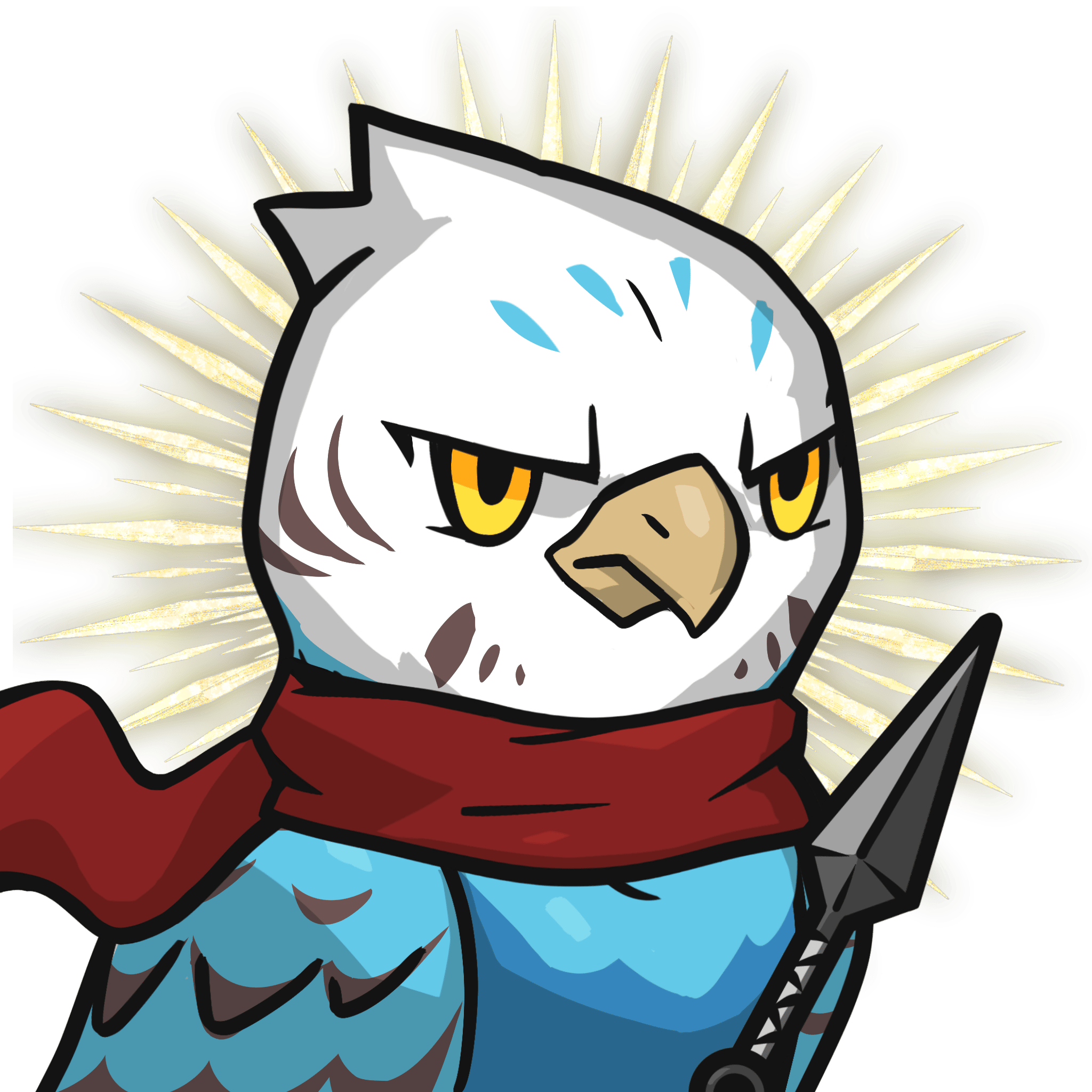 Narukami-Blue budgie #13256