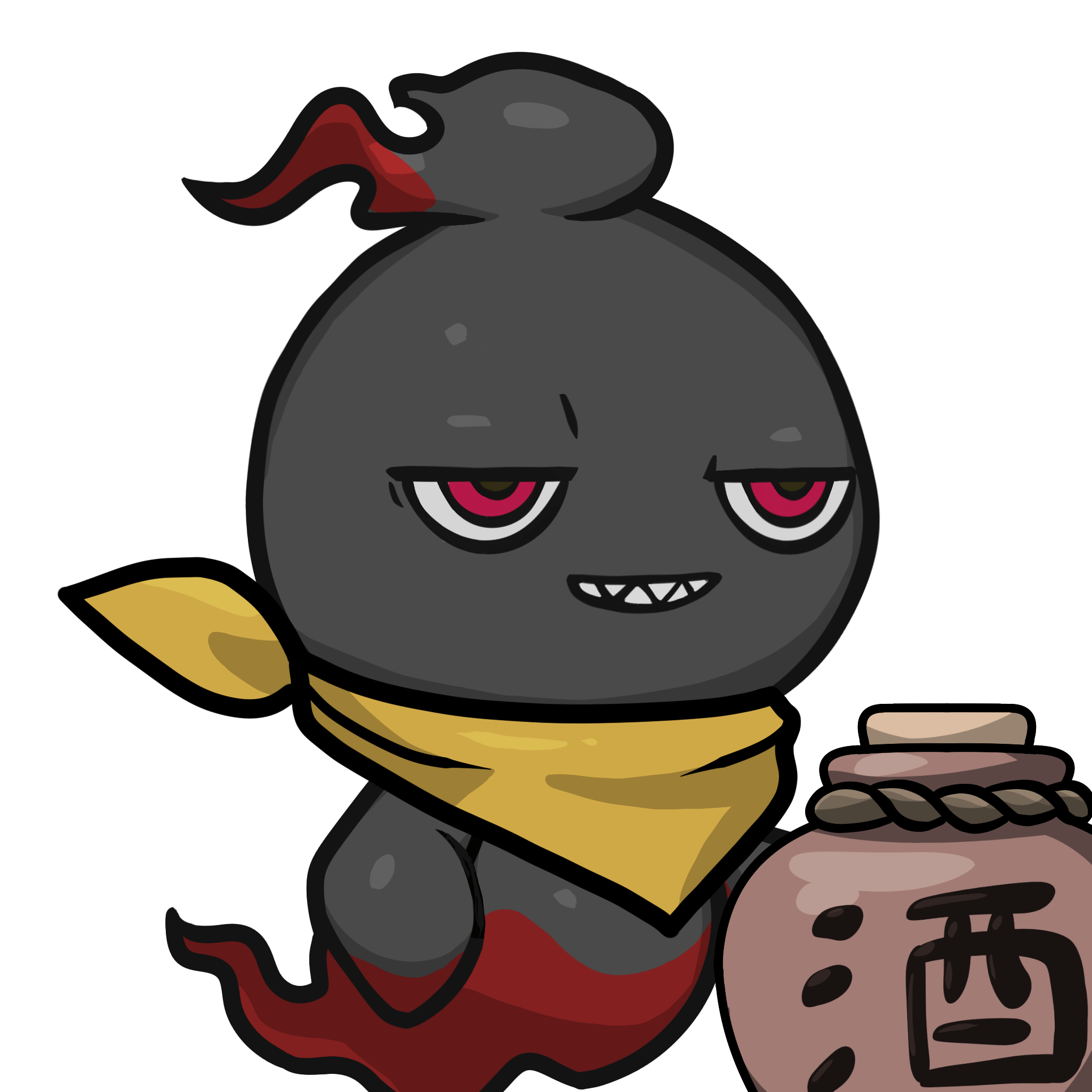 Mitama-Black_Red #13259