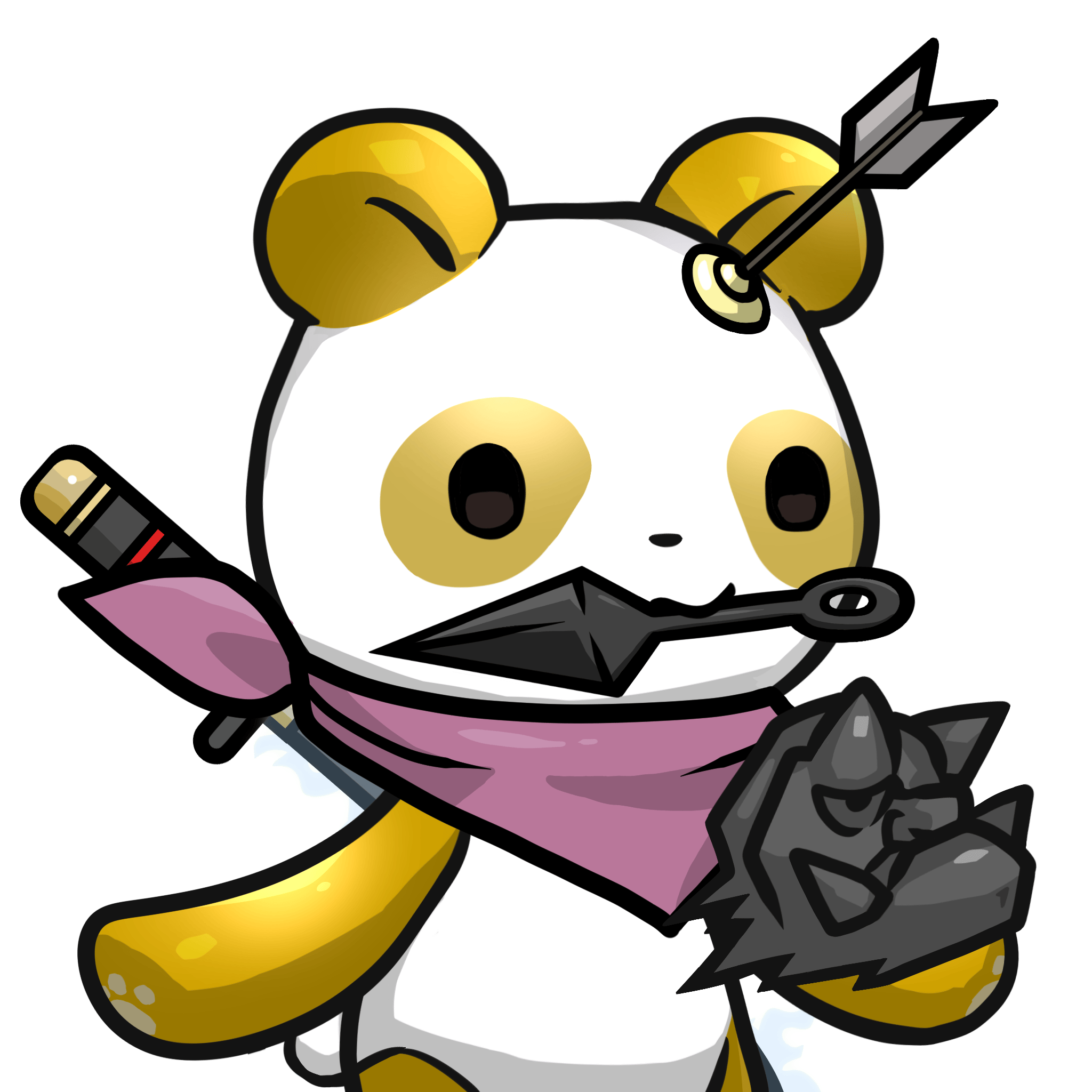 Leelee-Gold01(kunai) #01335