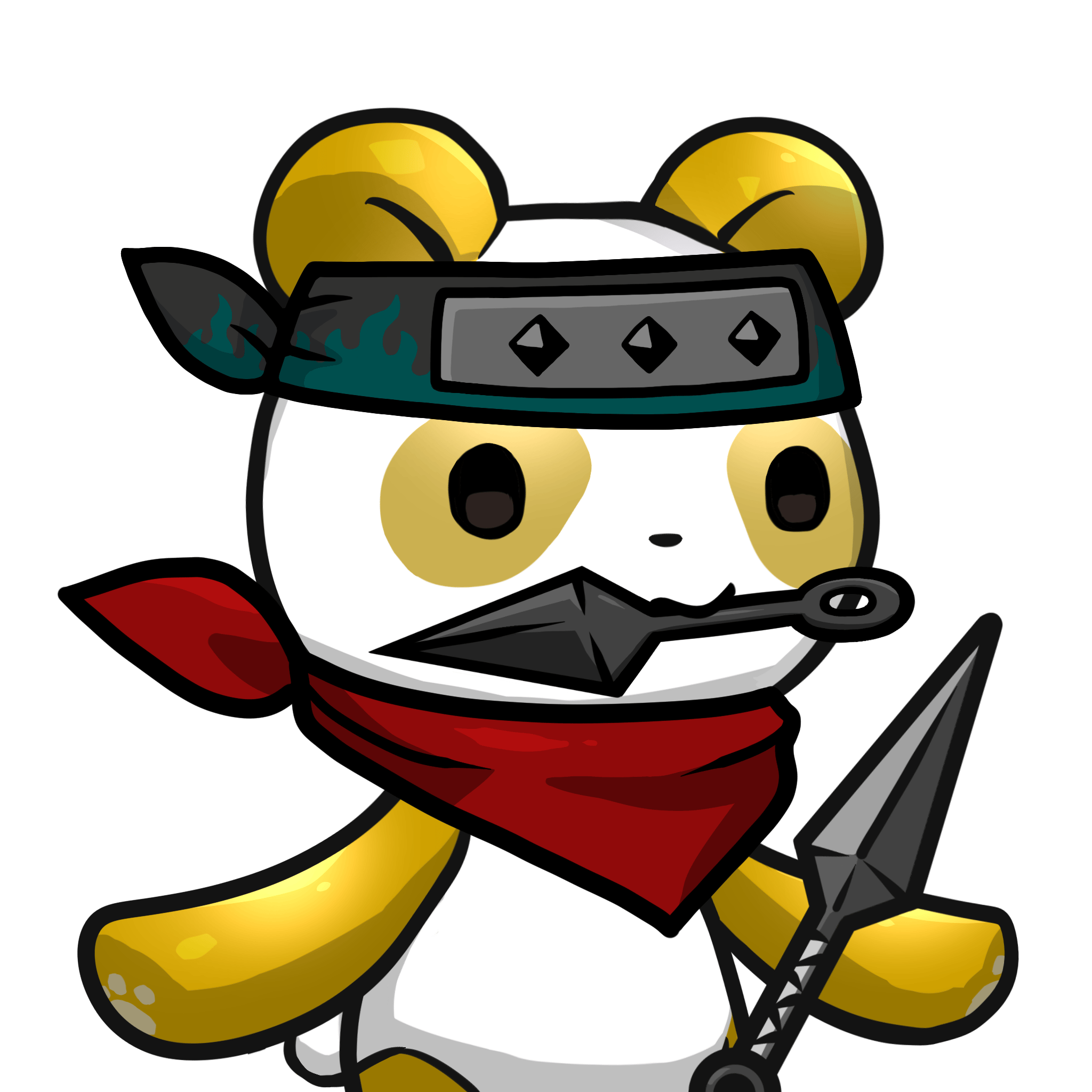 Leelee-Gold01(kunai) #01336