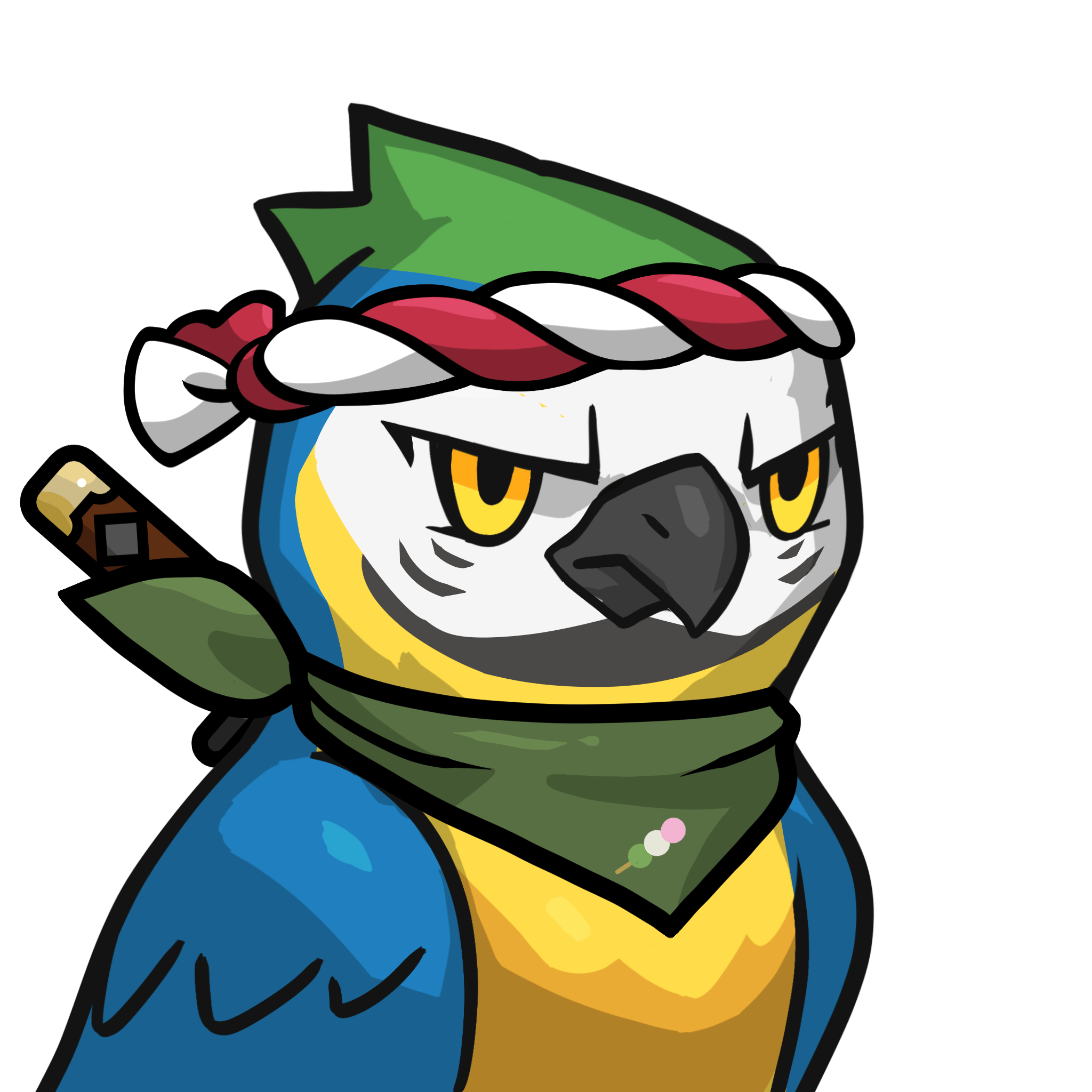Narukami-Blue-and-white macaw #13549