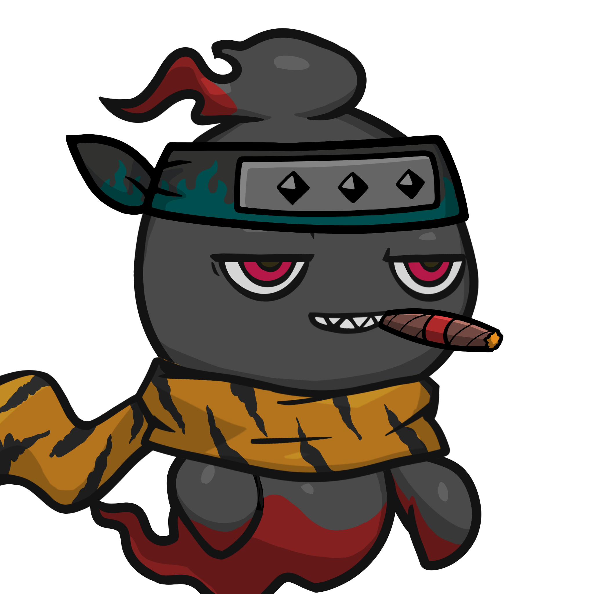 Mitama-Black_Red(cigar) #13691