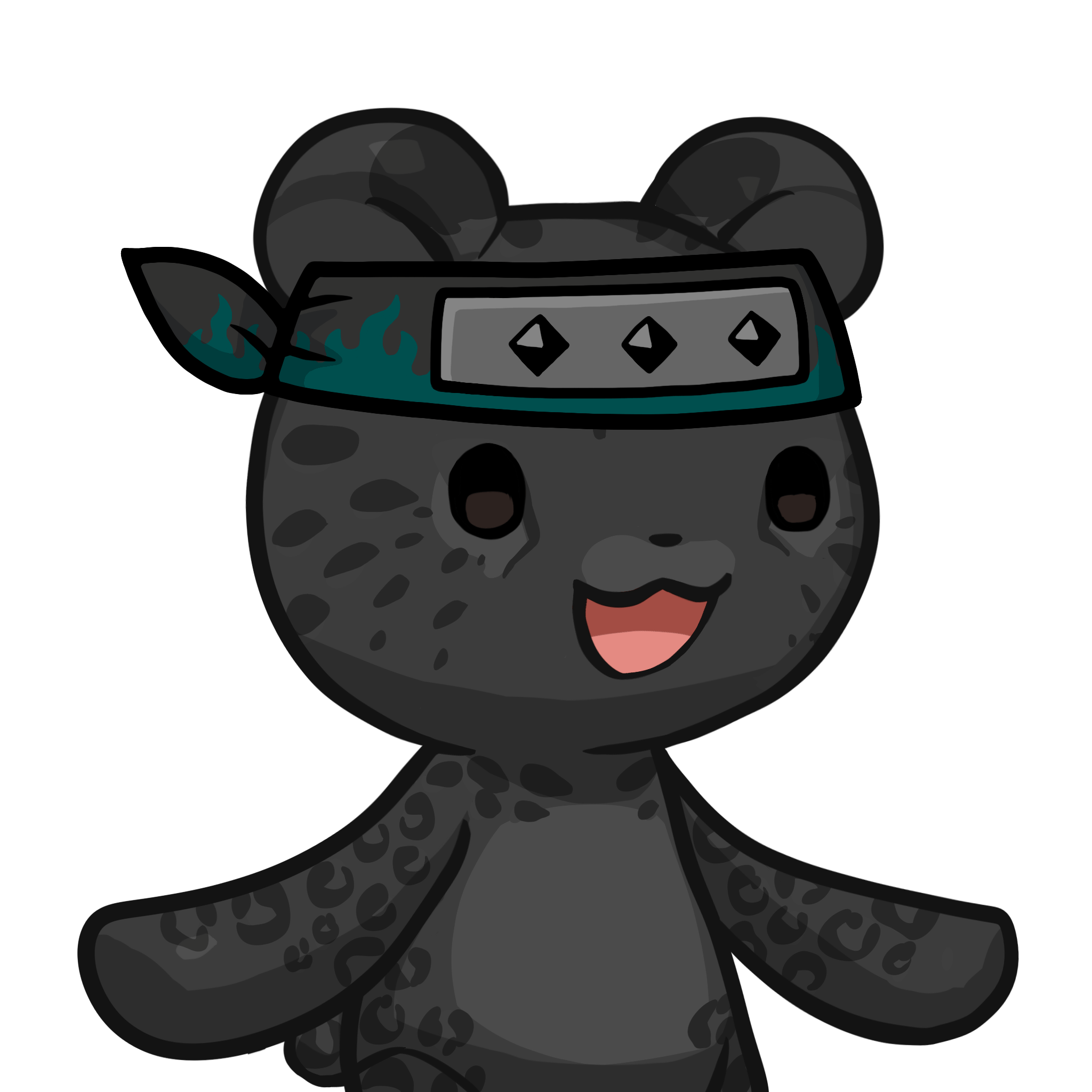 Leelee-Black leopard #13692