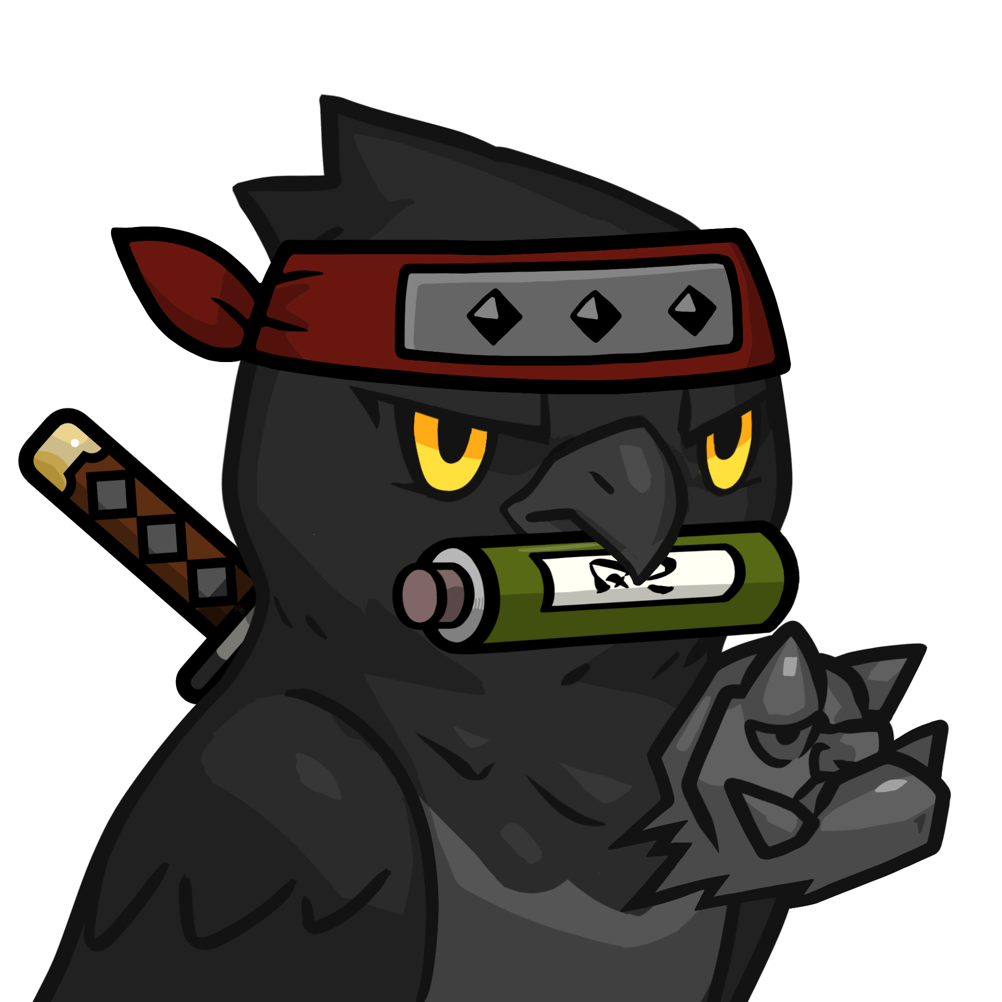 Narukami-Crow(scroll) #13867