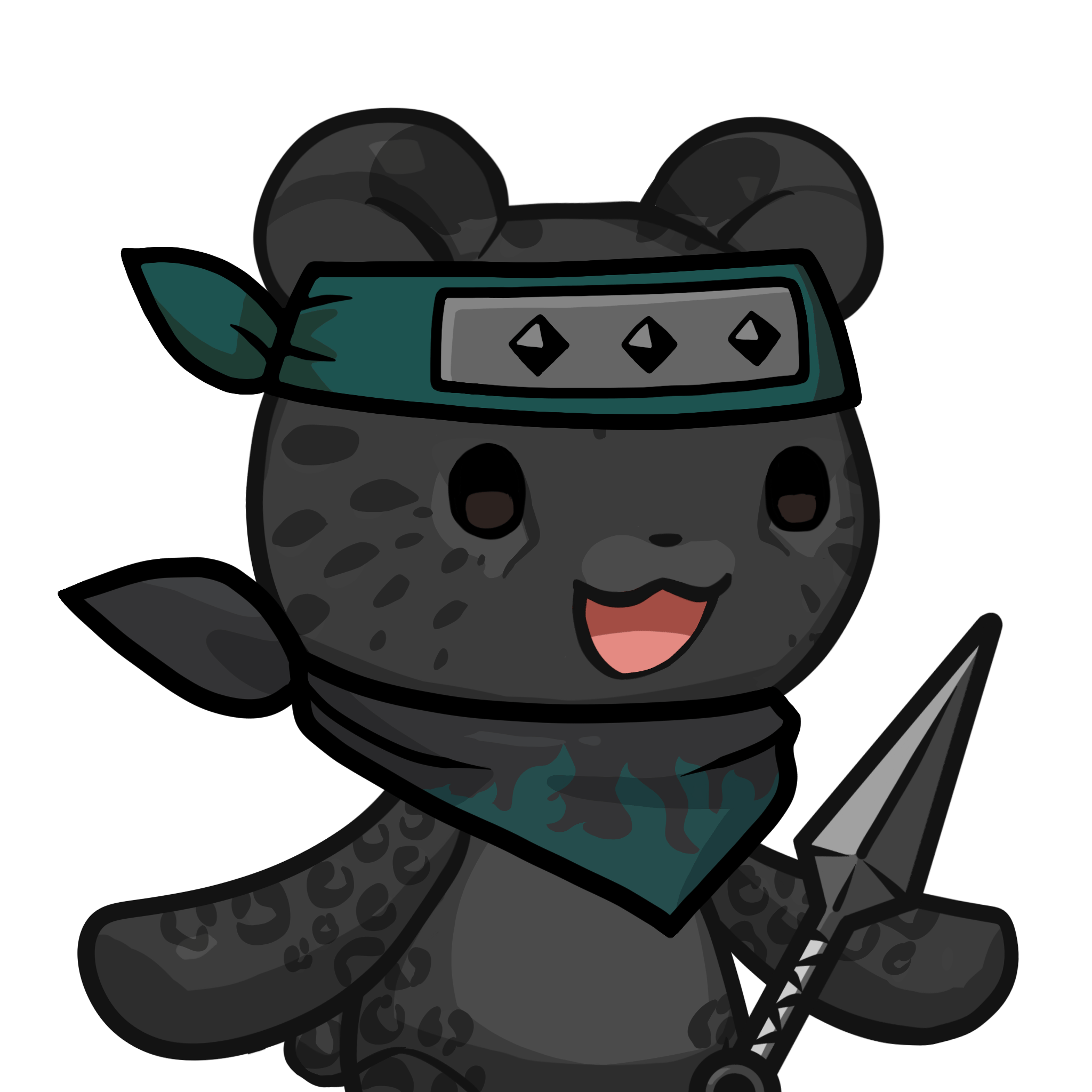 Leelee-Black leopard #14199