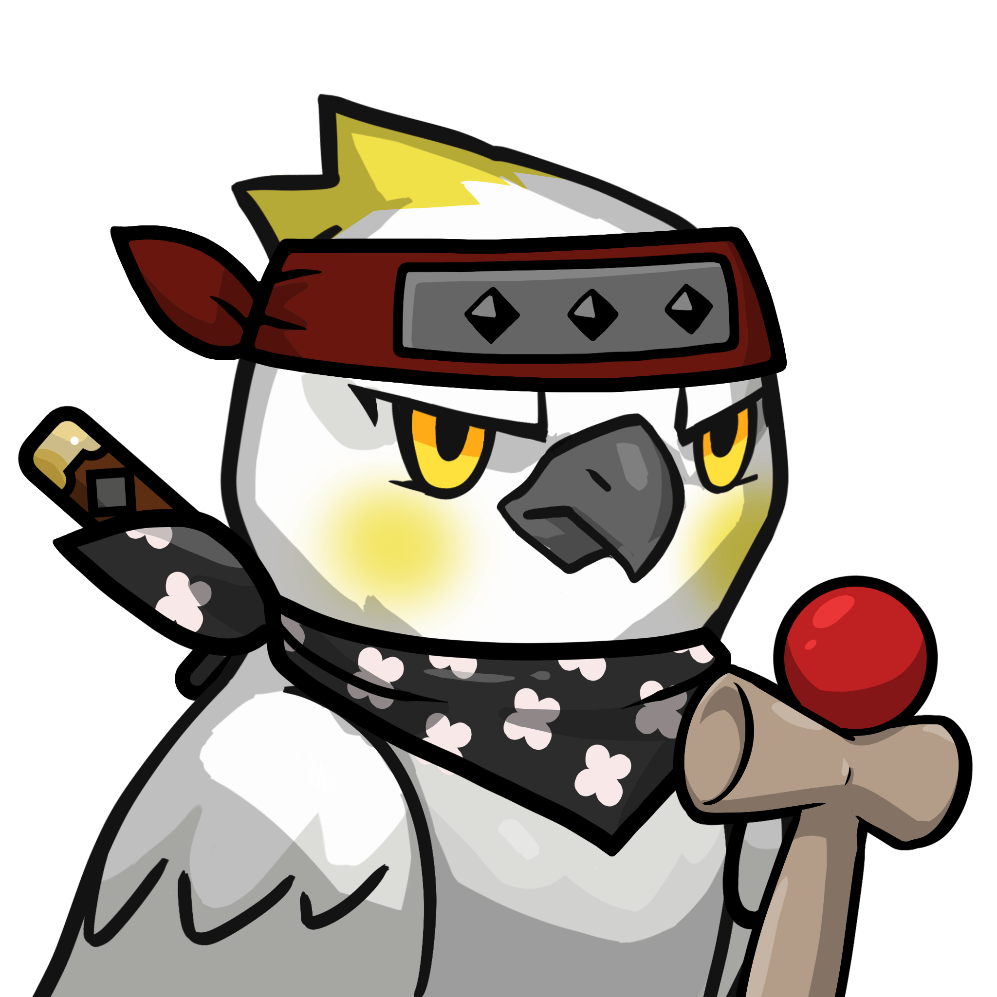 Narukami-Yellow-crested cockatoo #14272