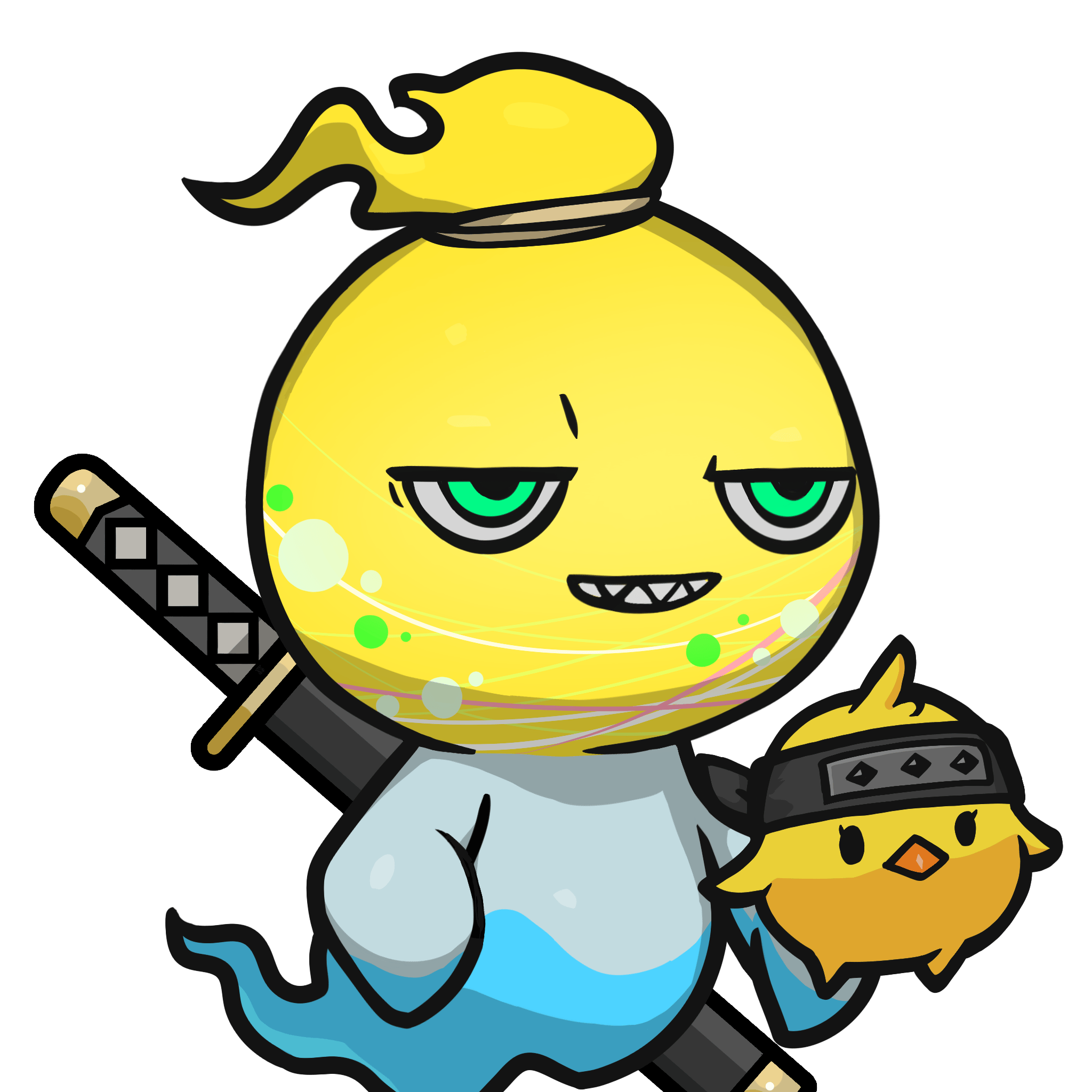 Mitama-Water balloon yo-yo(yellow) #01434