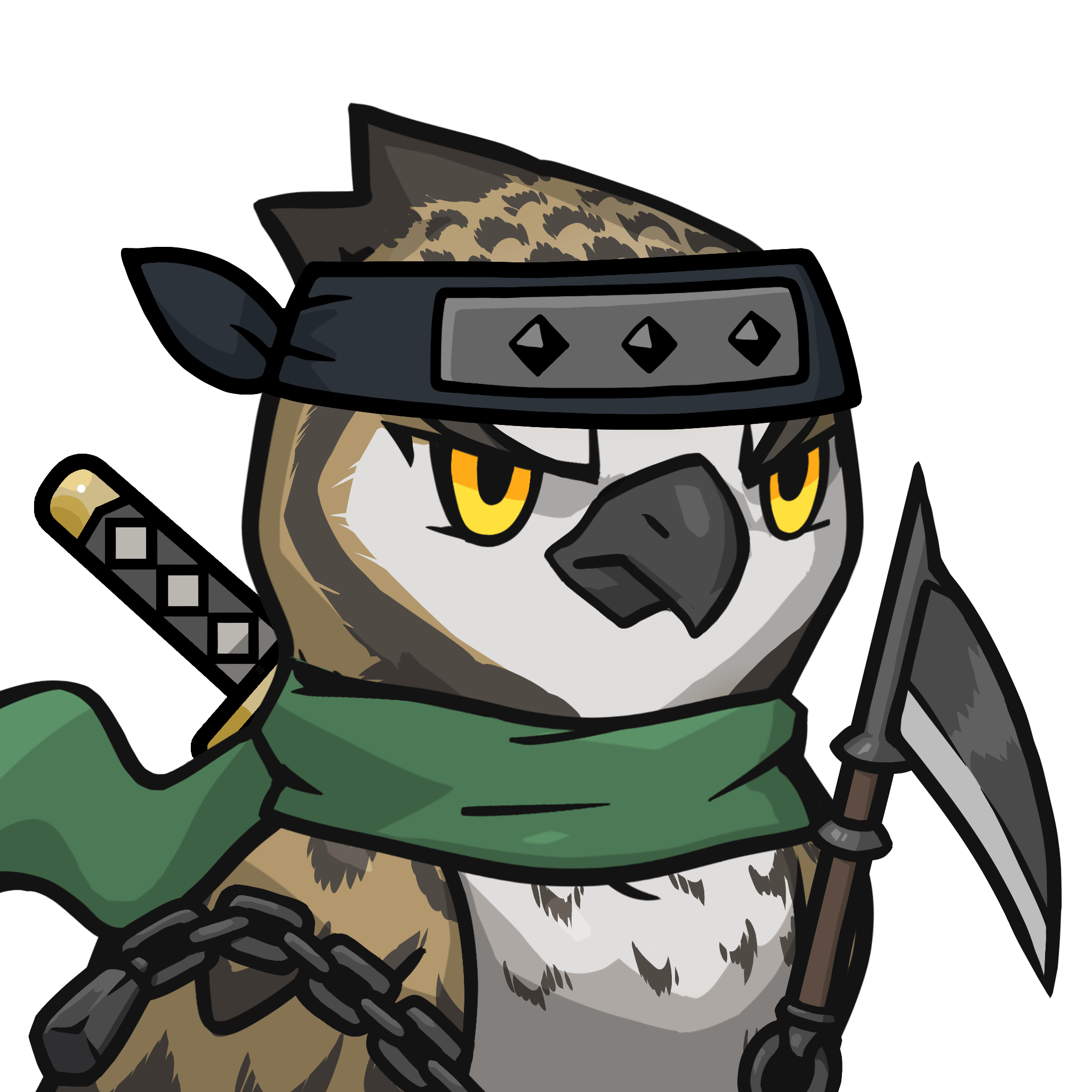 Narukami-Horned owl #14374