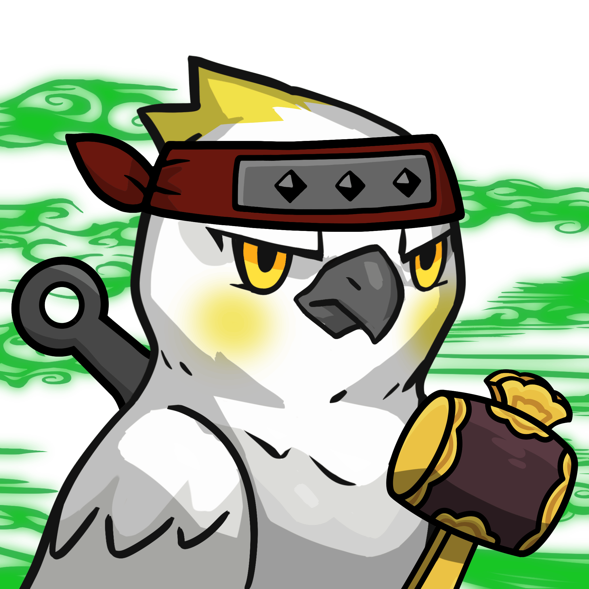 Narukami-Yellow-crested cockatoo #14393