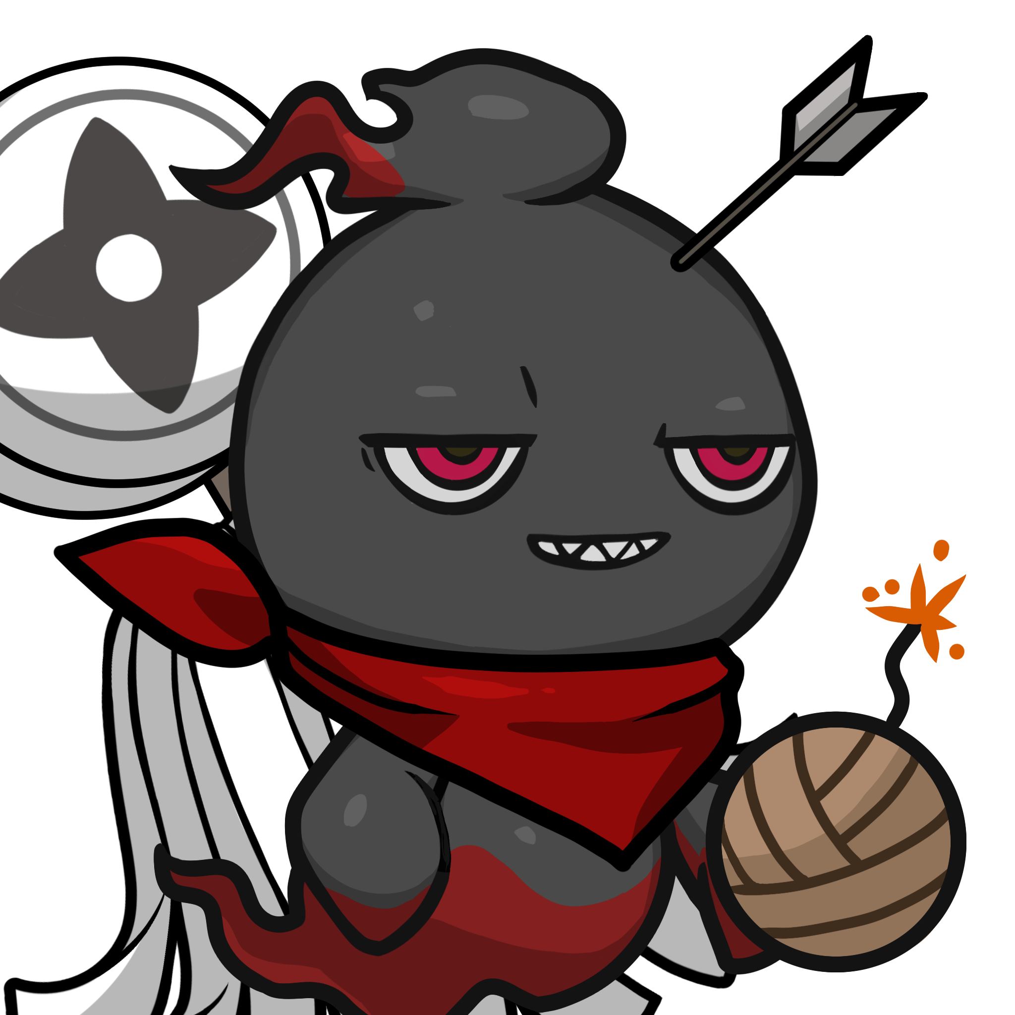 Mitama-Black_Red #14468