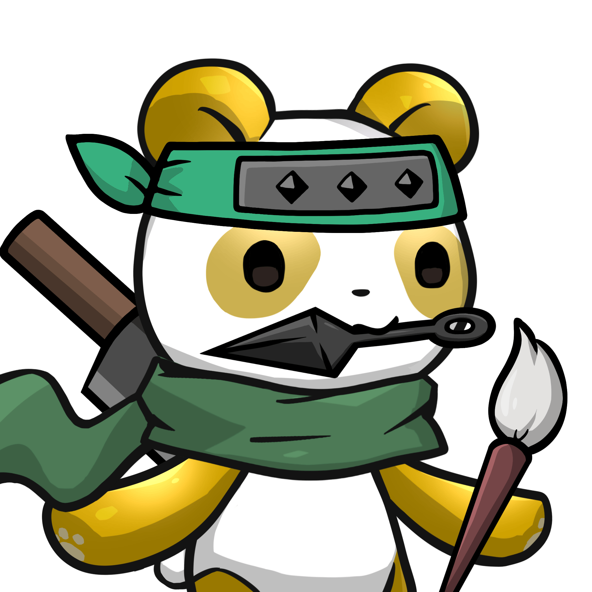 Leelee-Gold01(kunai) #14618