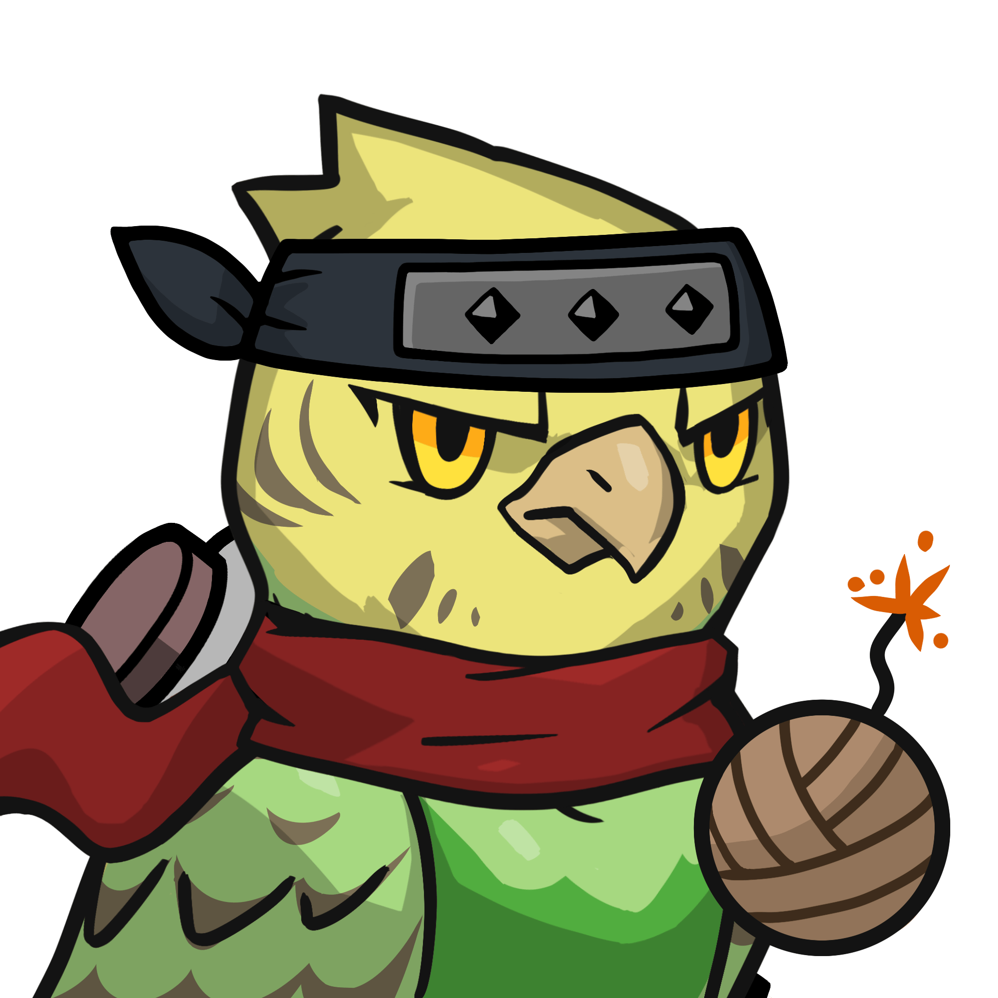 Narukami-Yellow budgie #14869