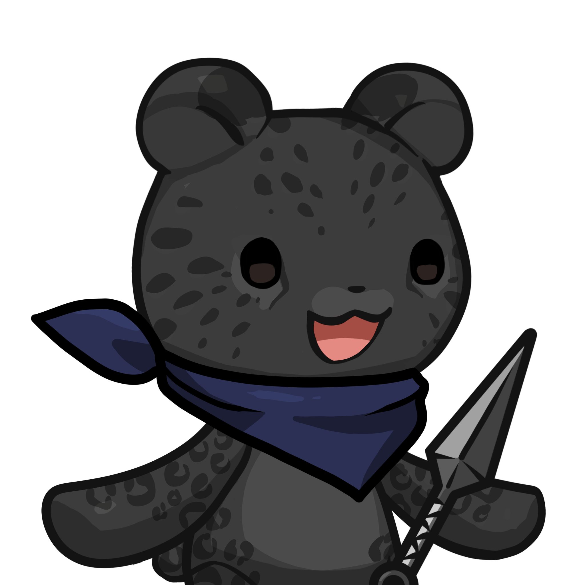 Leelee-Black leopard #15217