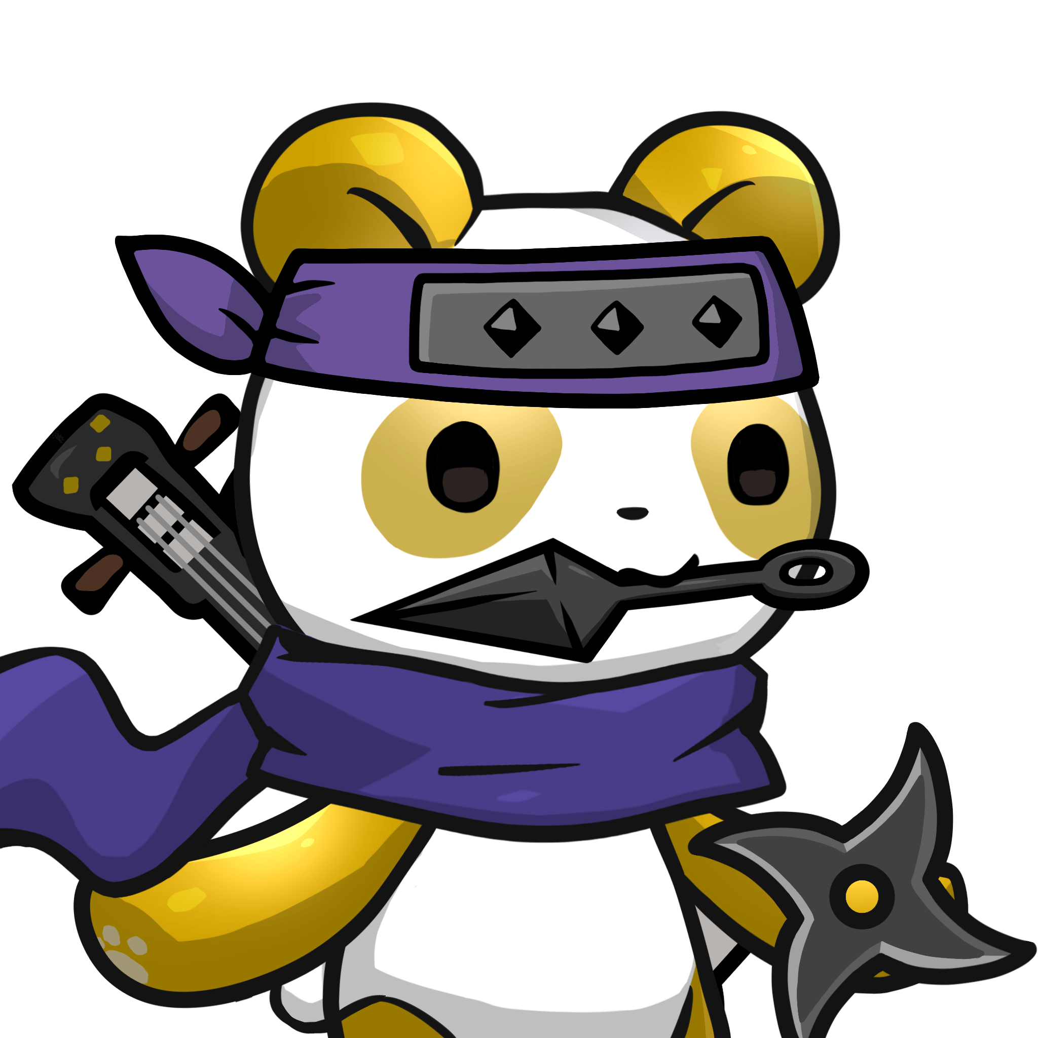 Leelee-Gold01(kunai) #15336