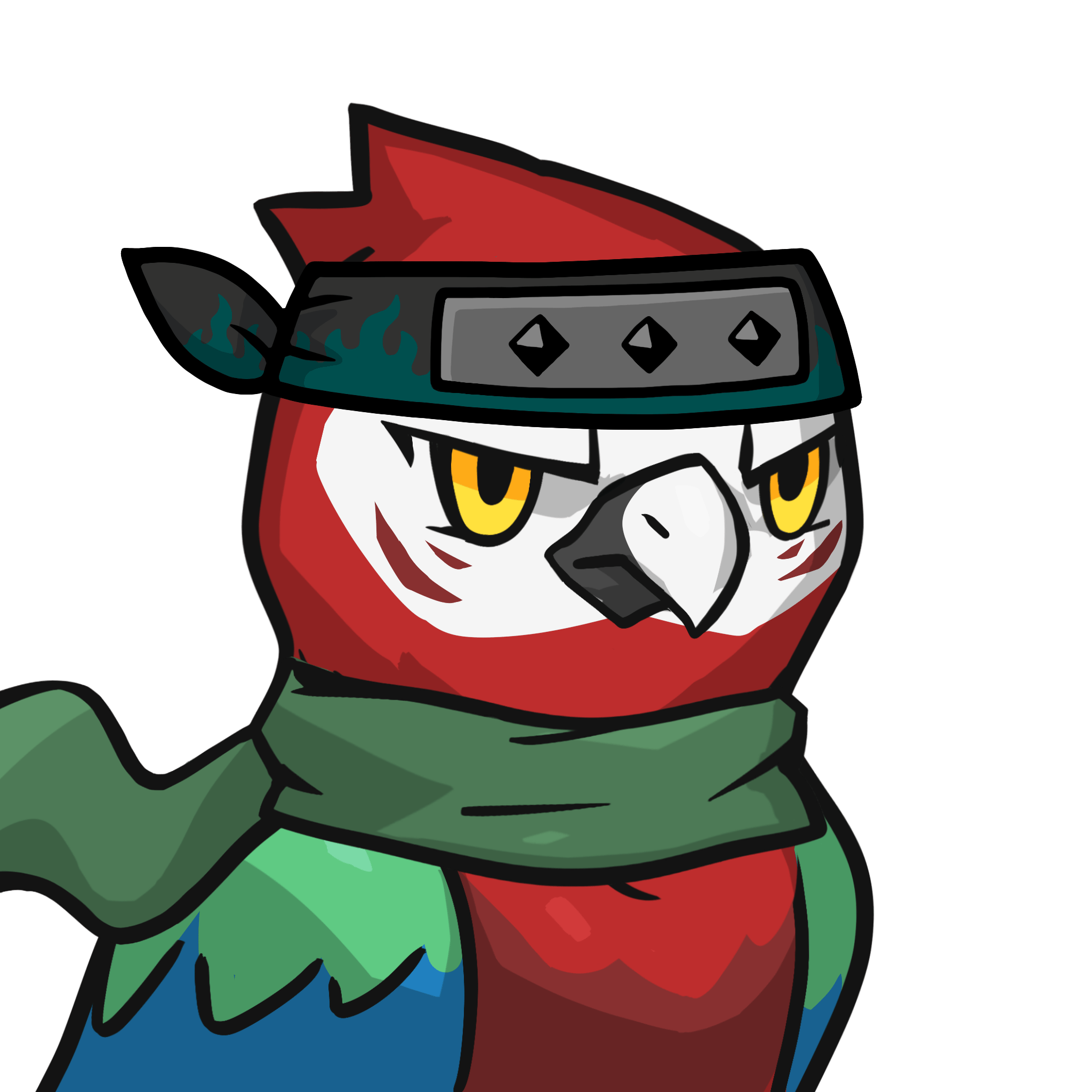 Narukami-Scarlet macaw #15343