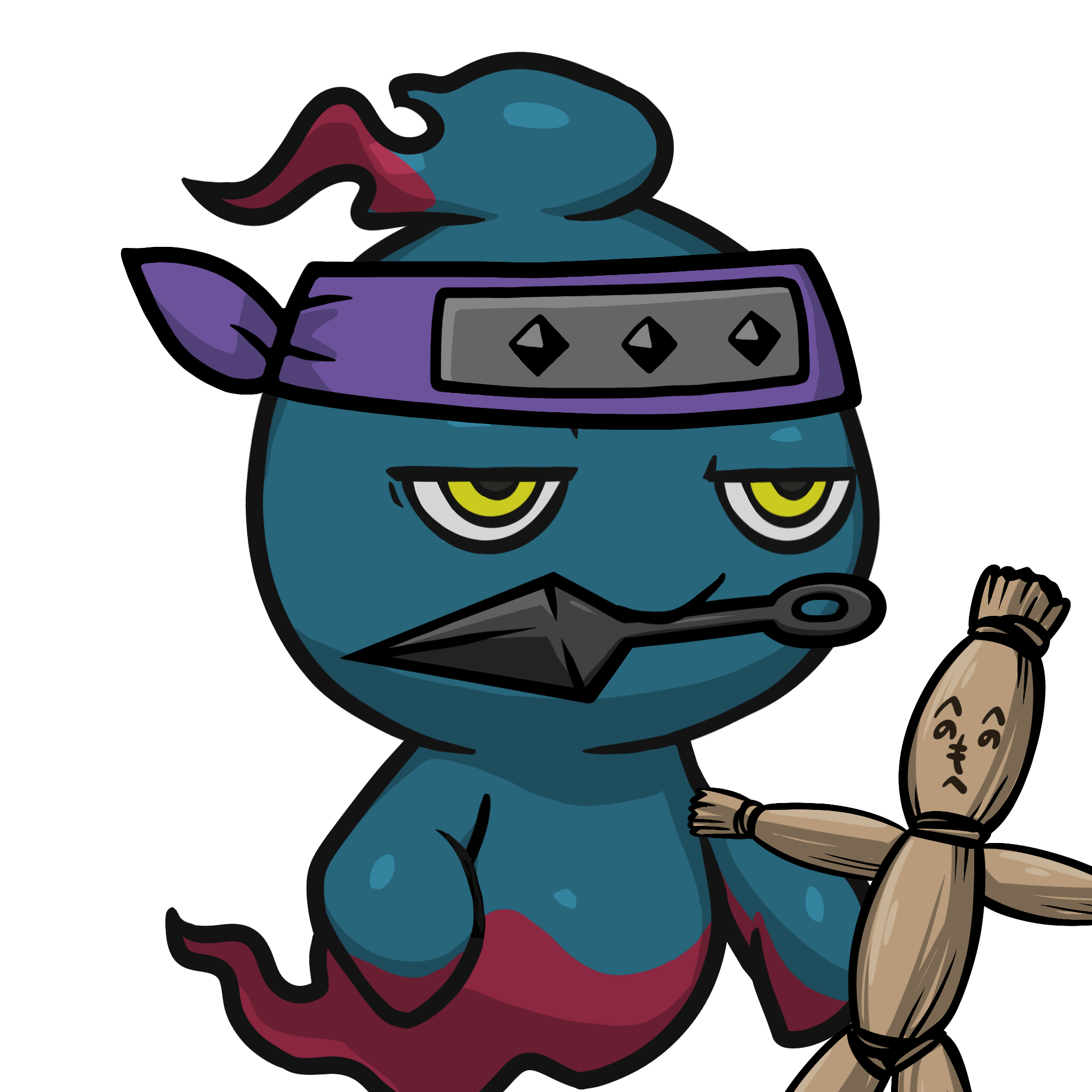 Mitama-Darkblue(kunai) #15355