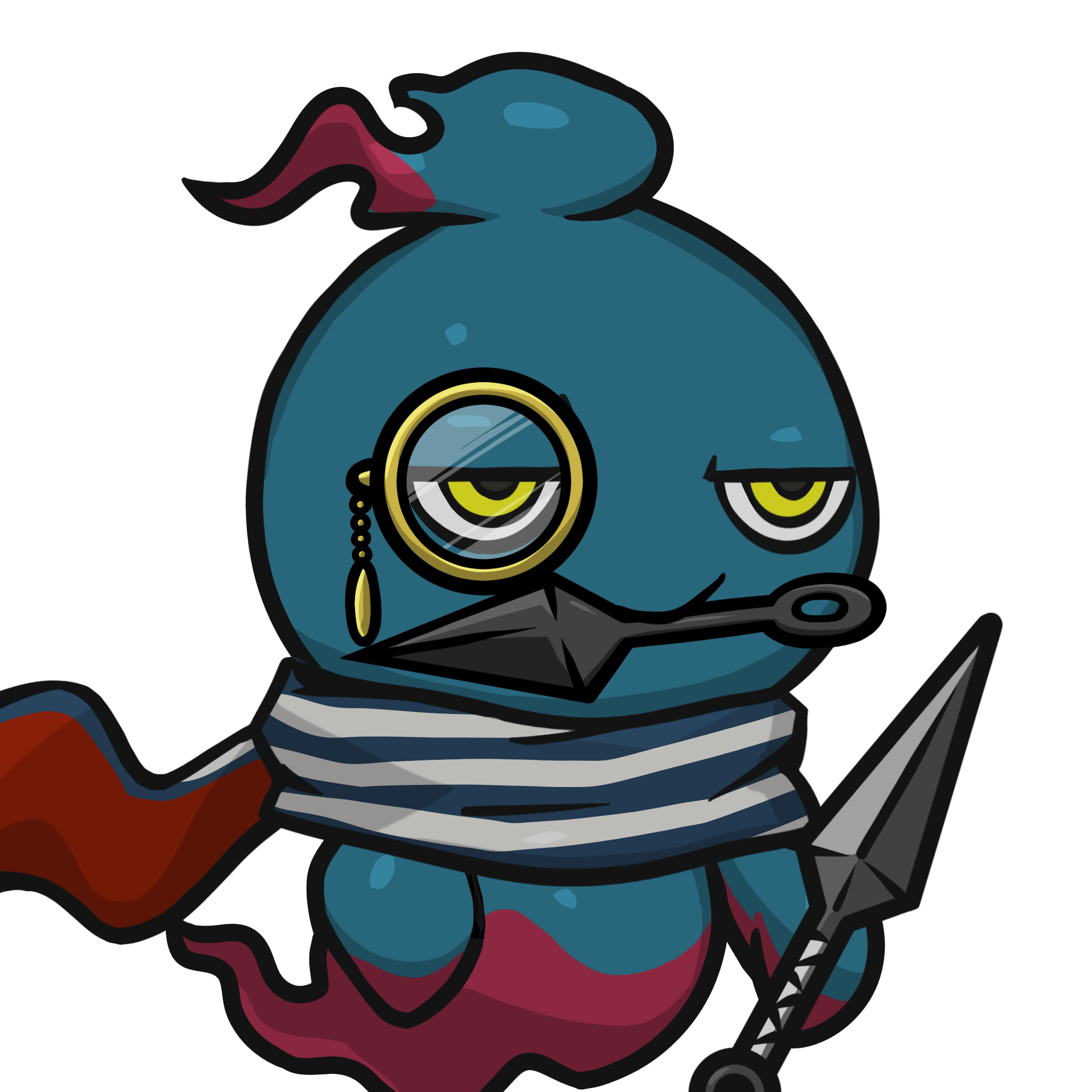 Mitama-Darkblue(kunai) #15432