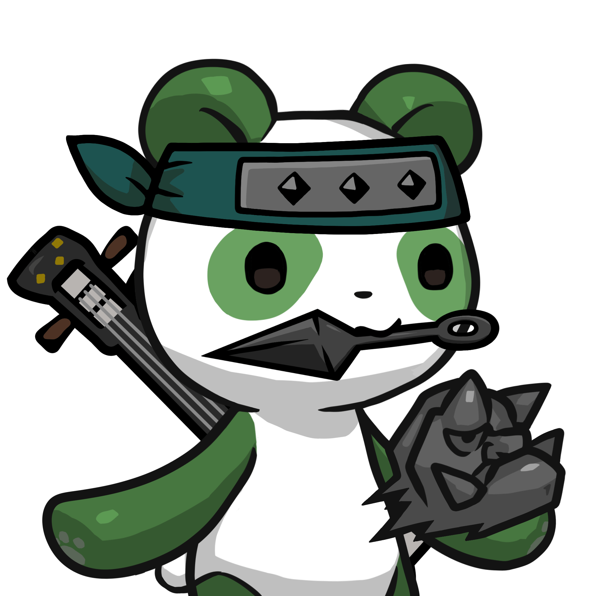Leelee-Green(kunai) #15450