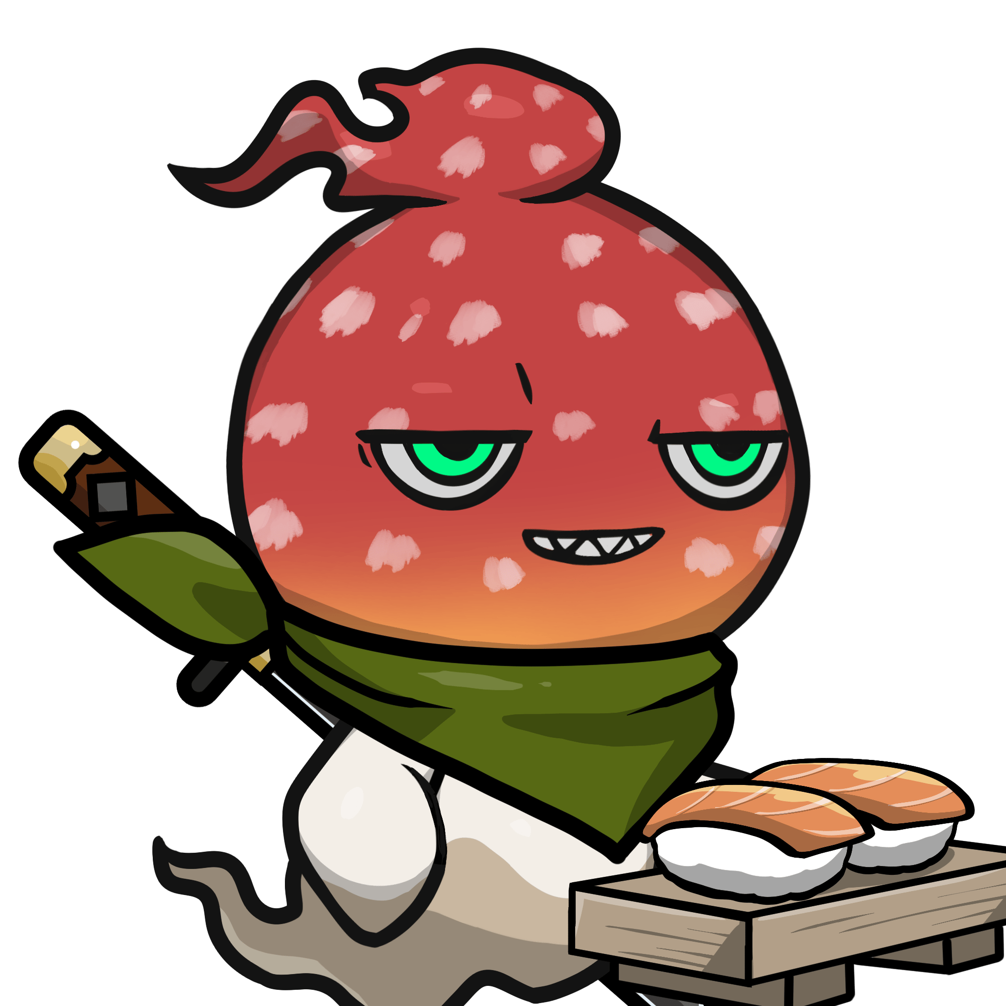Mitama-Red Mushroom #15660
