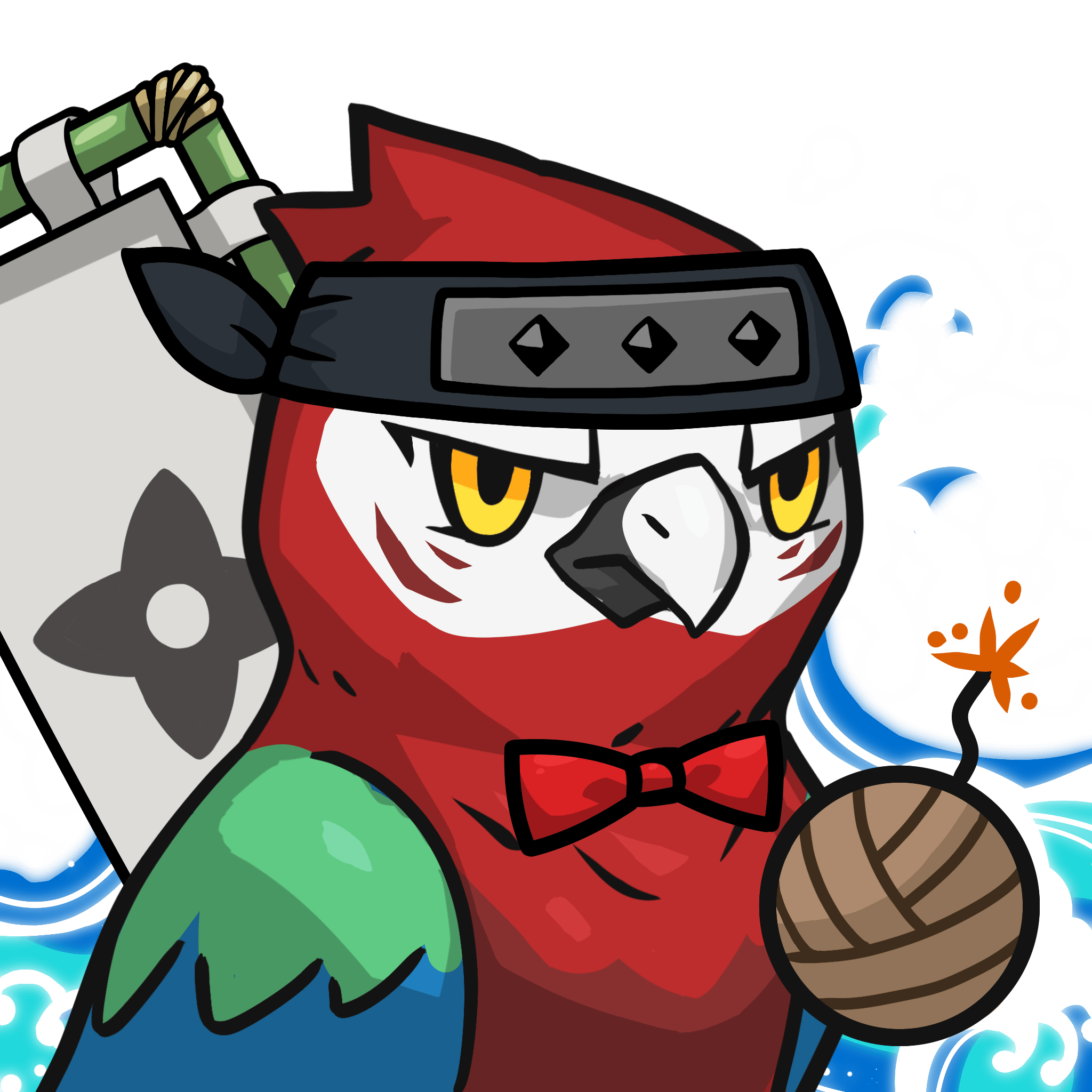 Narukami-Scarlet macaw #15666
