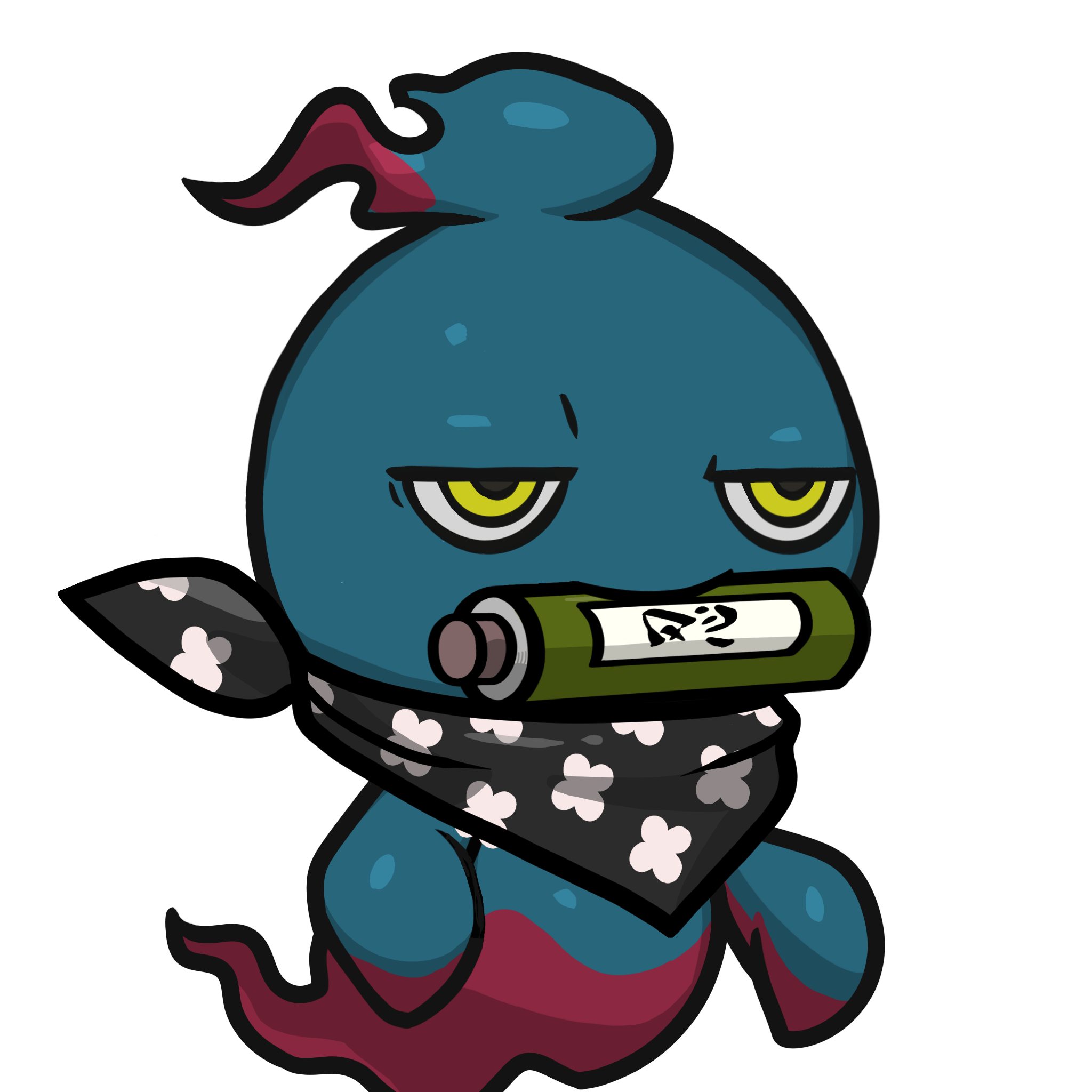 Mitama-Darkblue(scroll) #15781