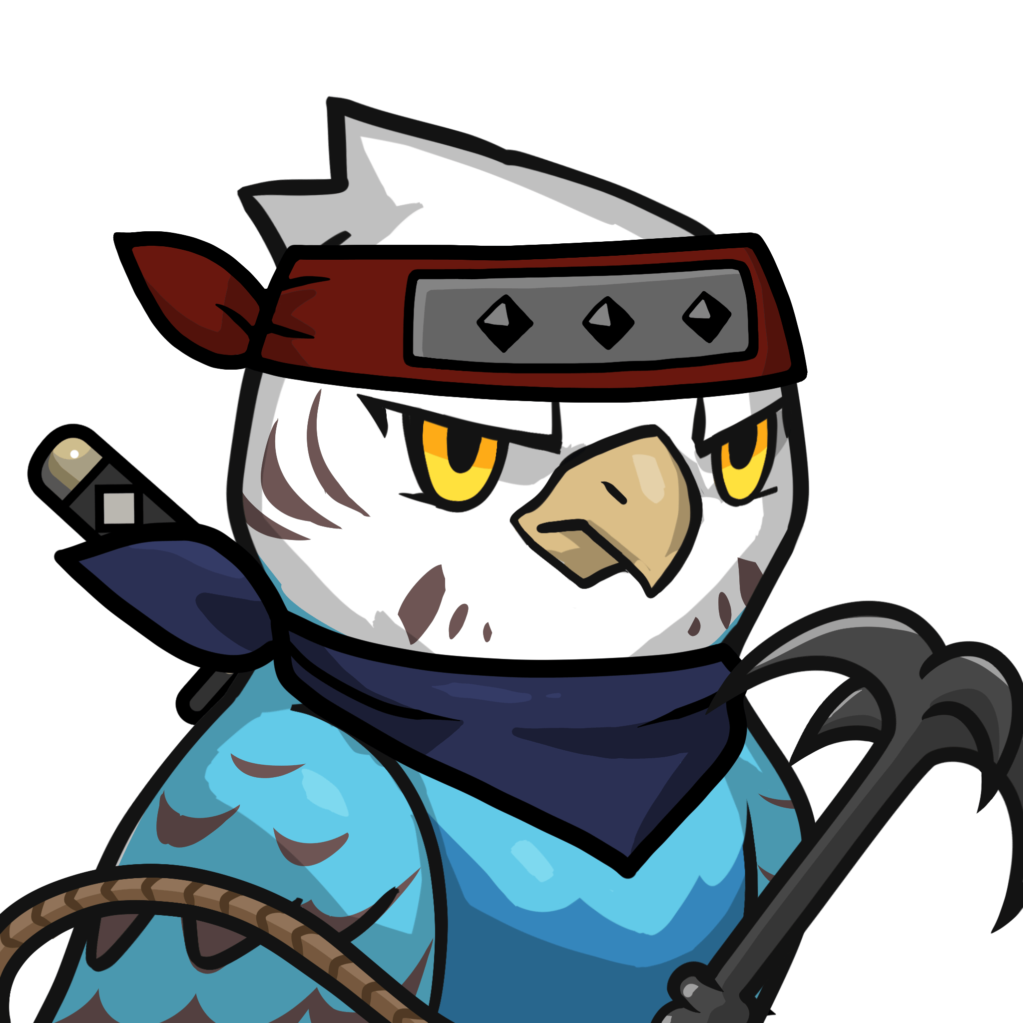 Narukami-Blue budgie #01581
