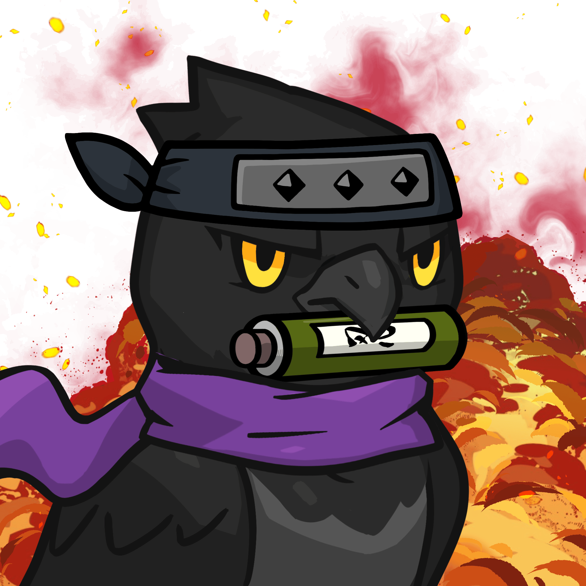 Narukami-Crow(scroll) #15960