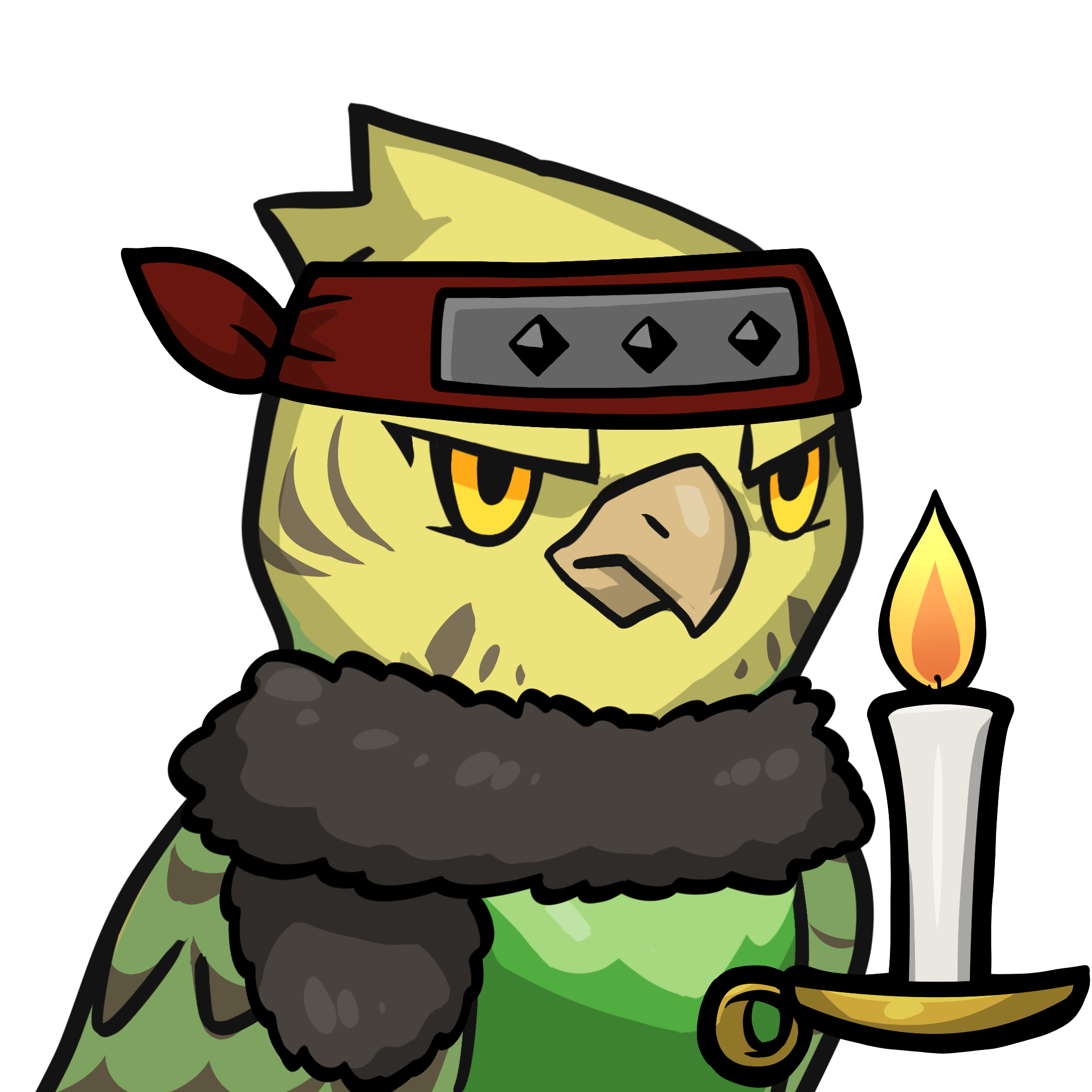 Narukami-Yellow budgie #16068