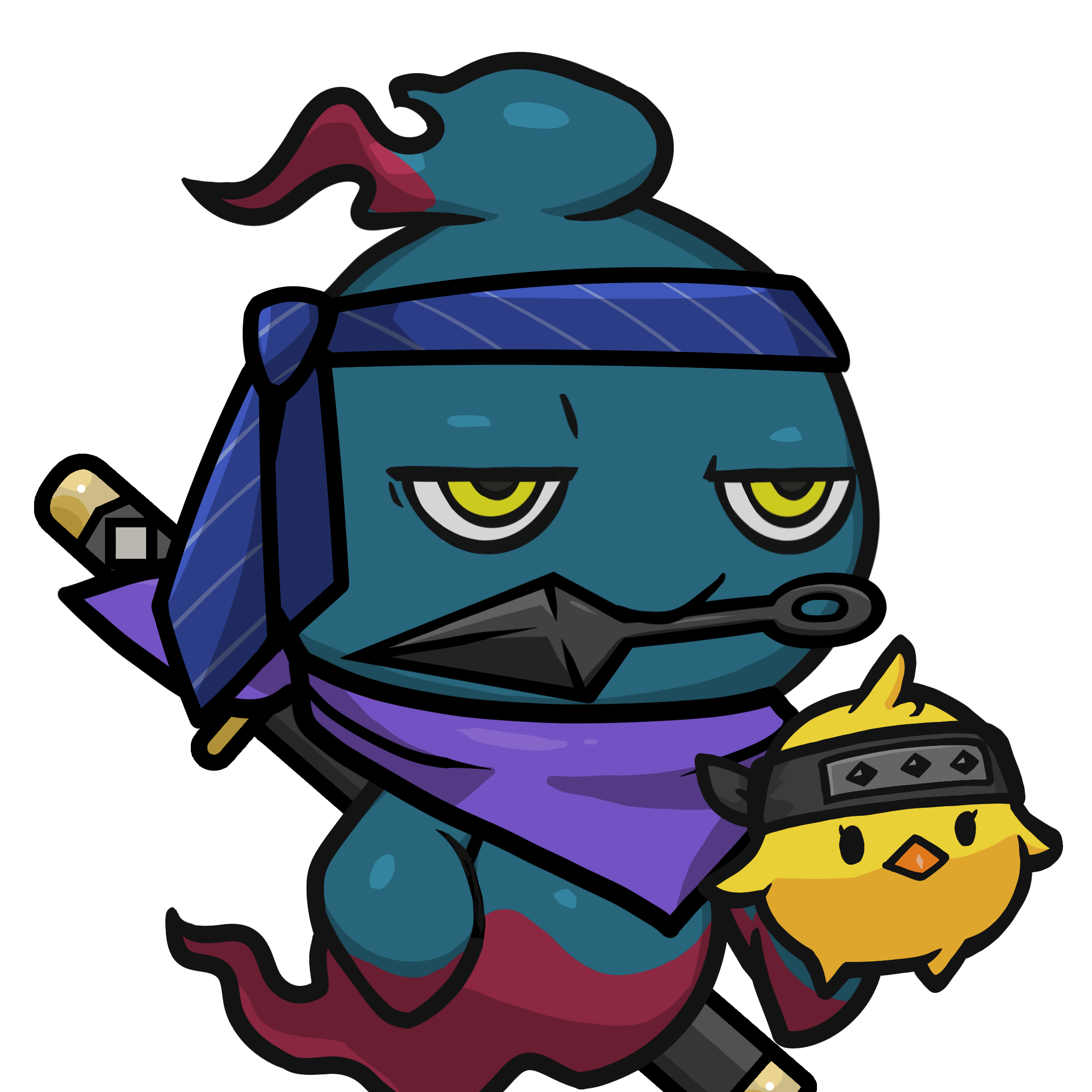 Mitama-Darkblue(kunai) #16214