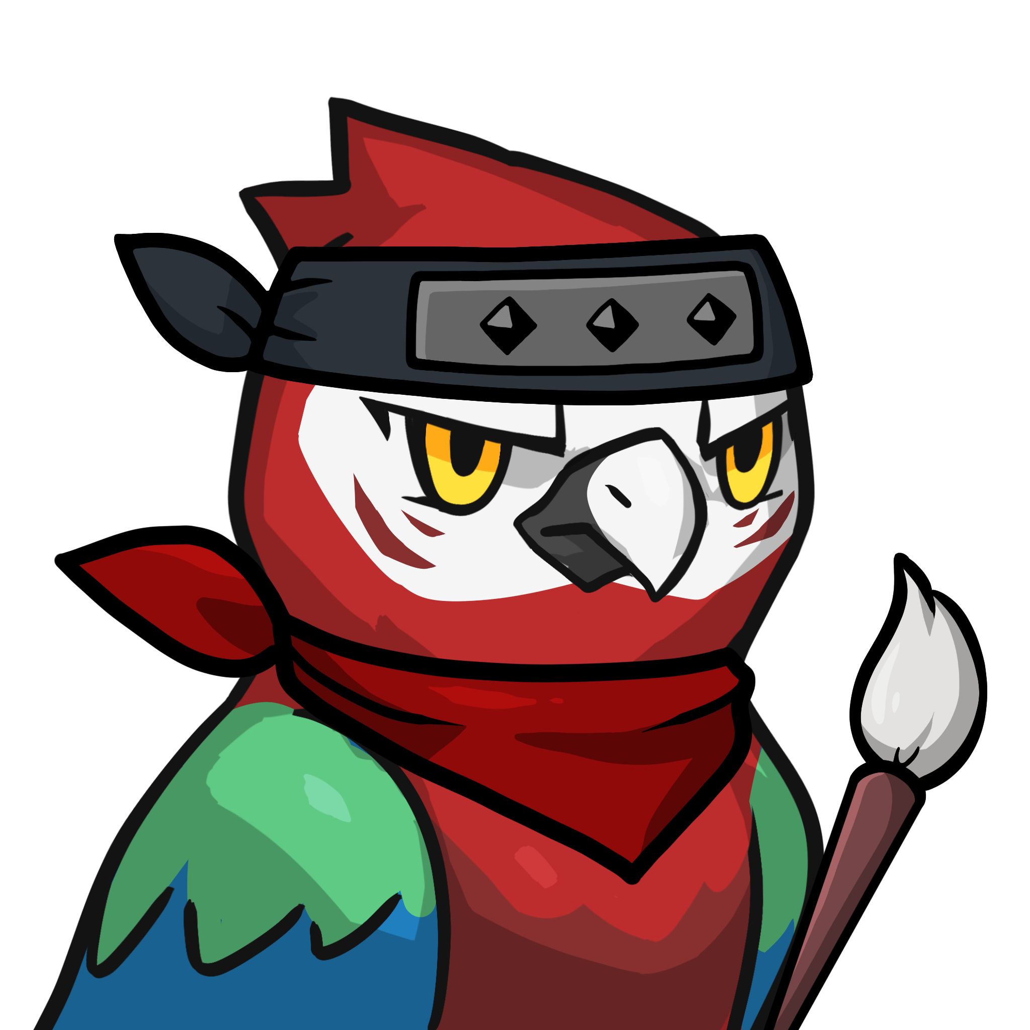 Narukami-Scarlet macaw #16246