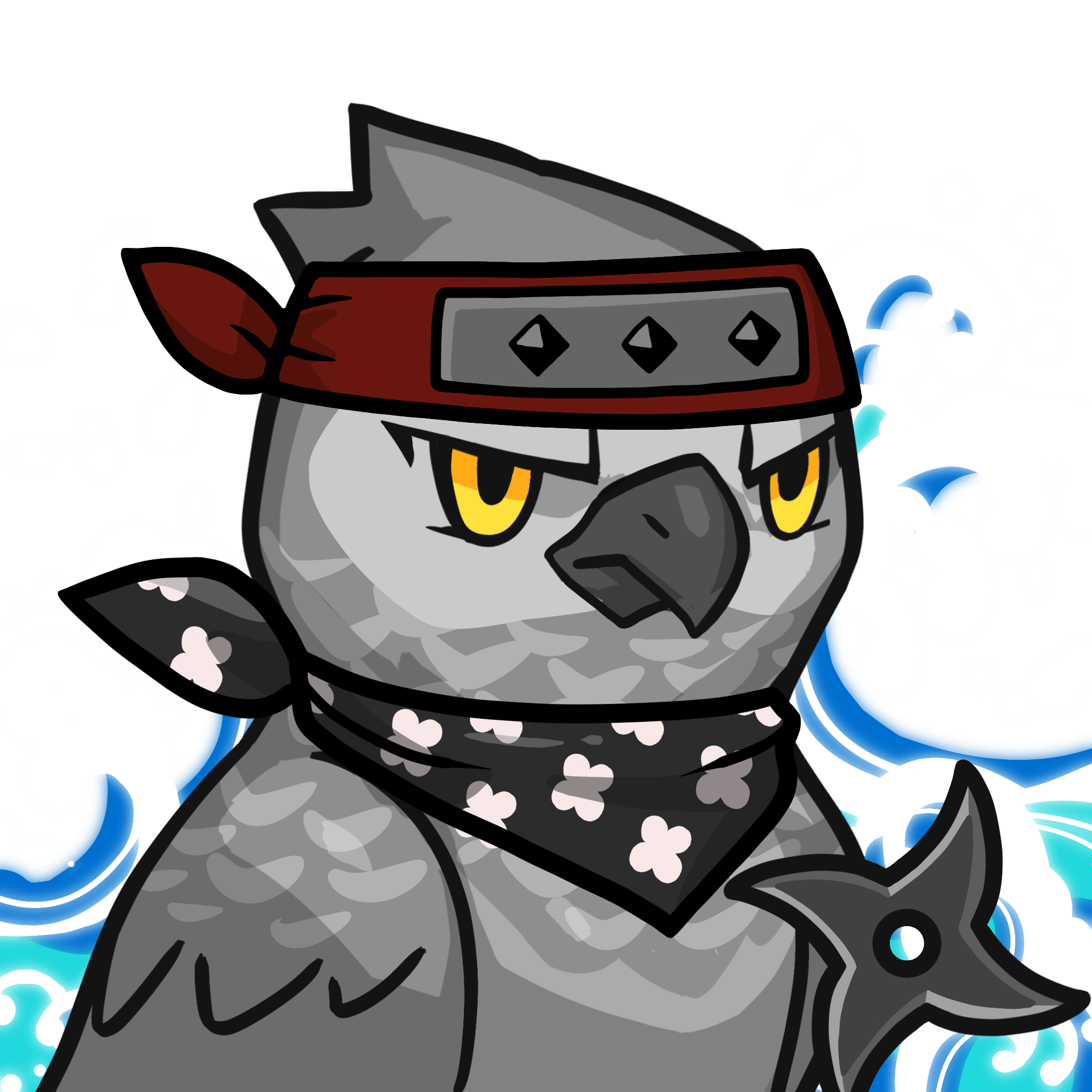 Narukami-Grey parrot #16278