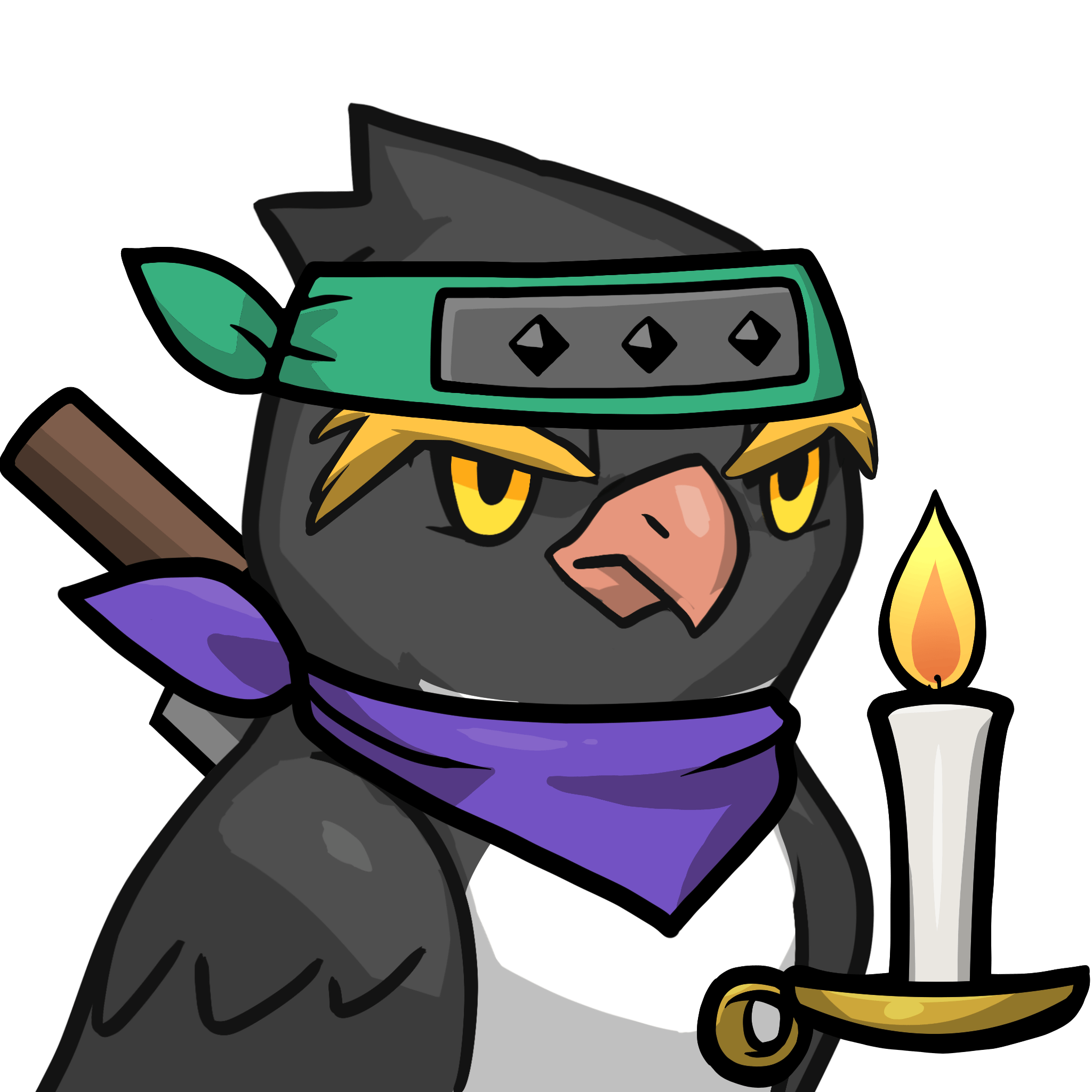 Narukami-Rockhopper penguin #16330