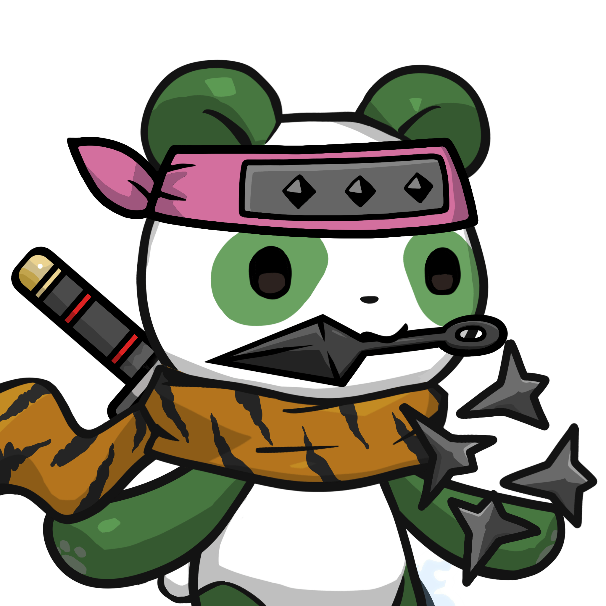 Leelee-Green(kunai) #16425
