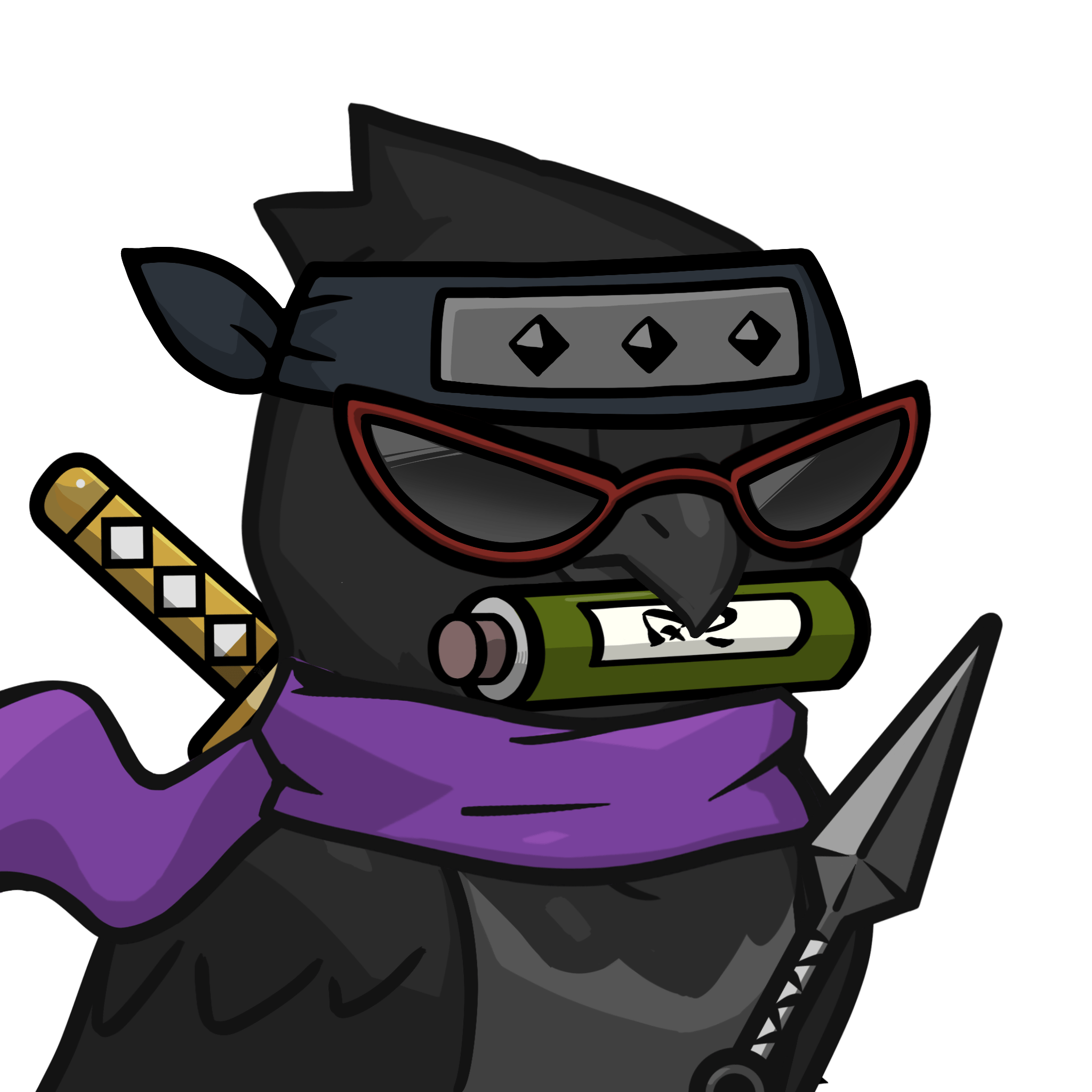 Narukami-Crow(scroll) #16443