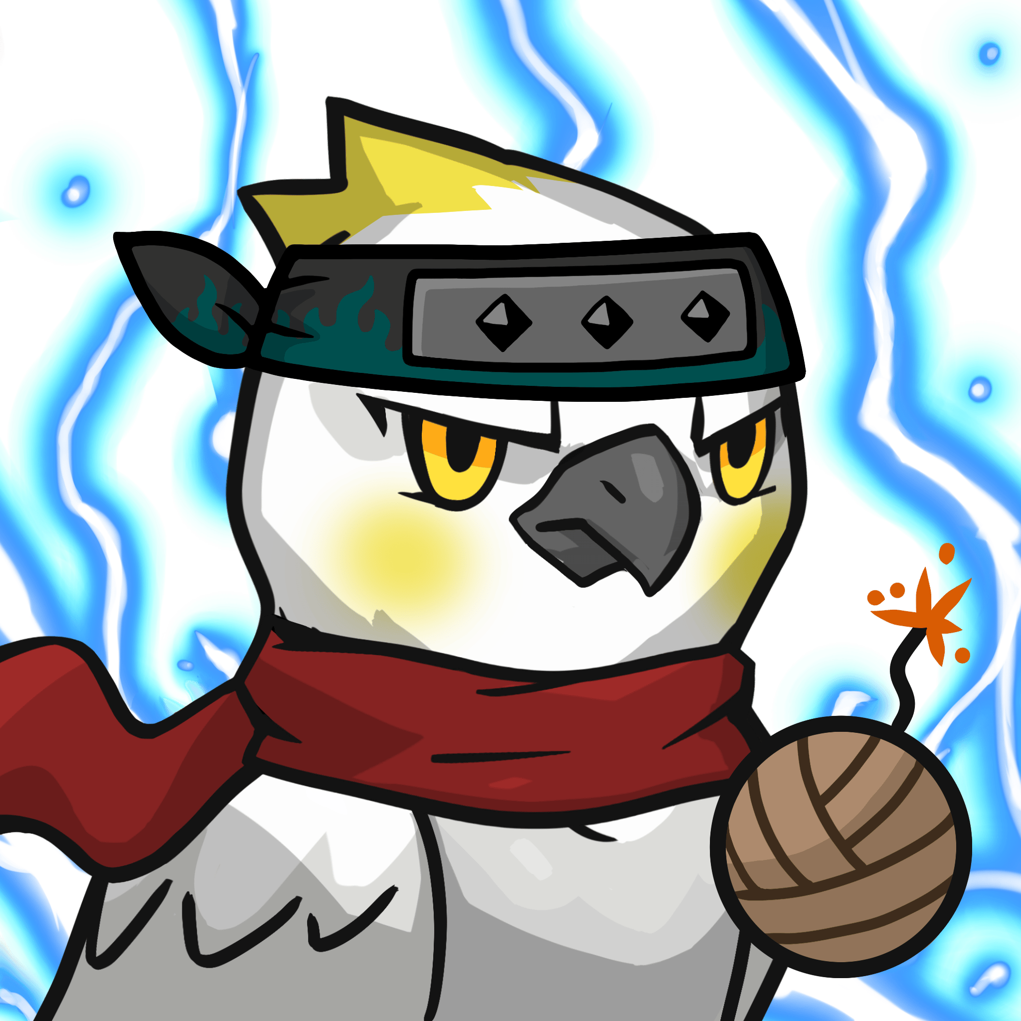 Narukami-Yellow-crested cockatoo #16617