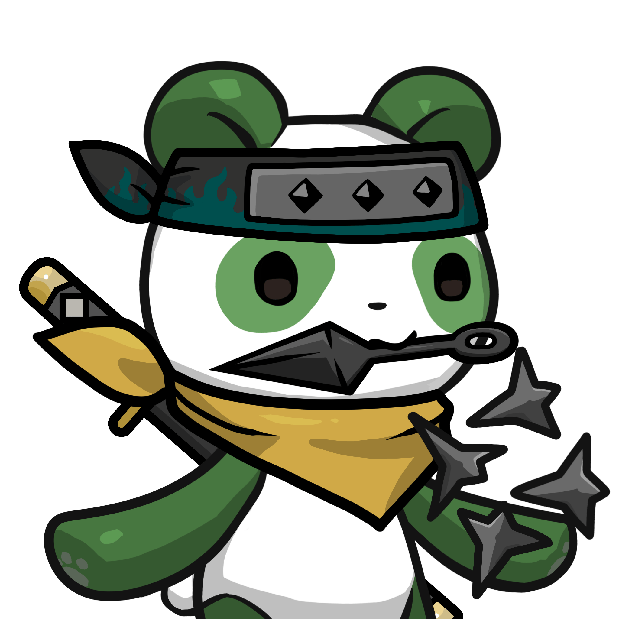 Leelee-Green(kunai) #16927