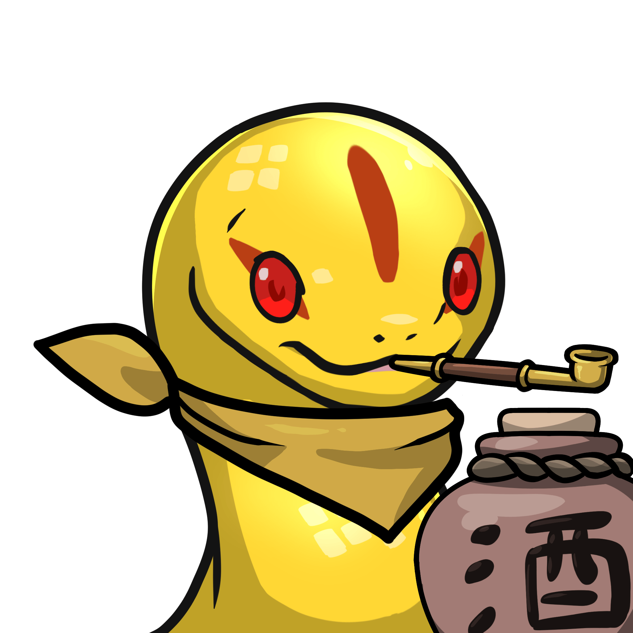 Orochi-Gold(pipe) #17333