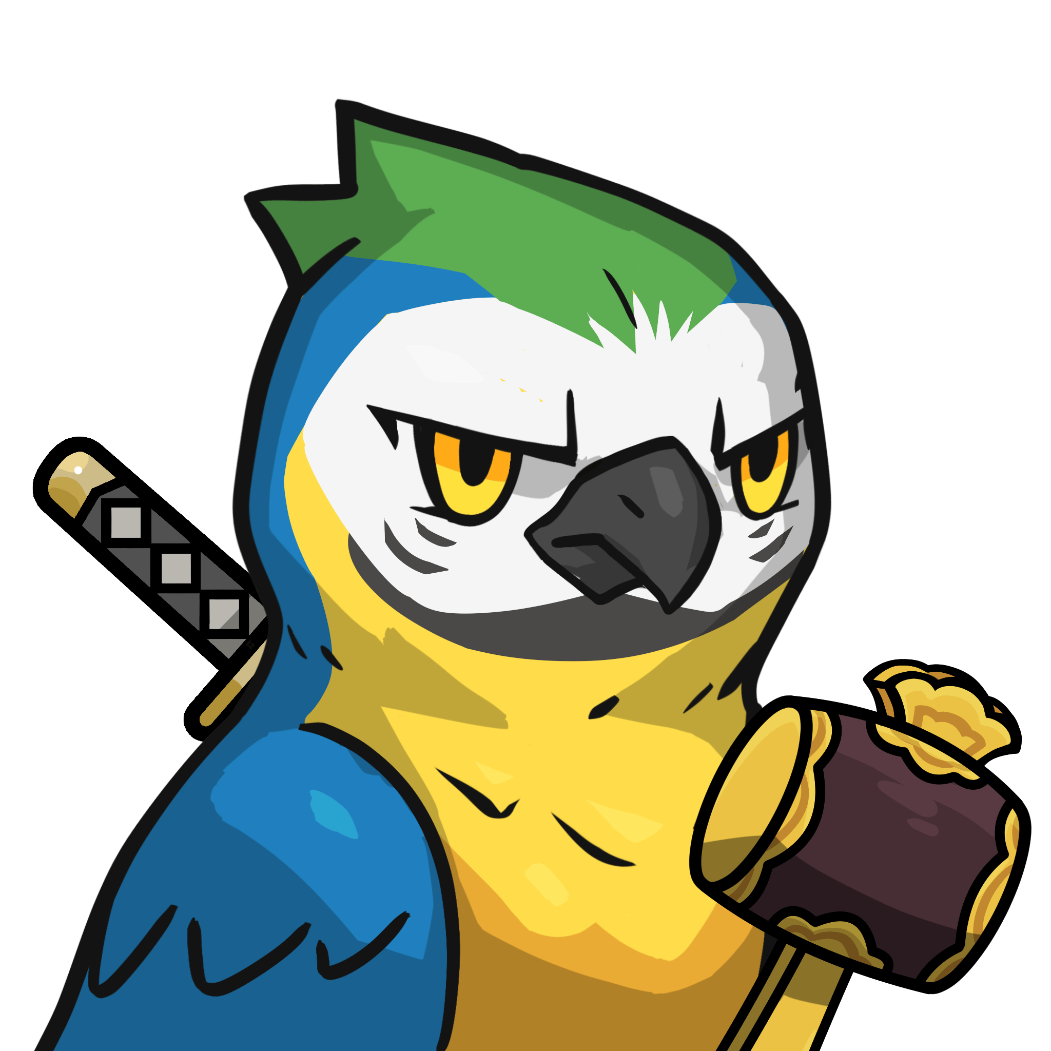 Narukami-Blue-and-white macaw #17384