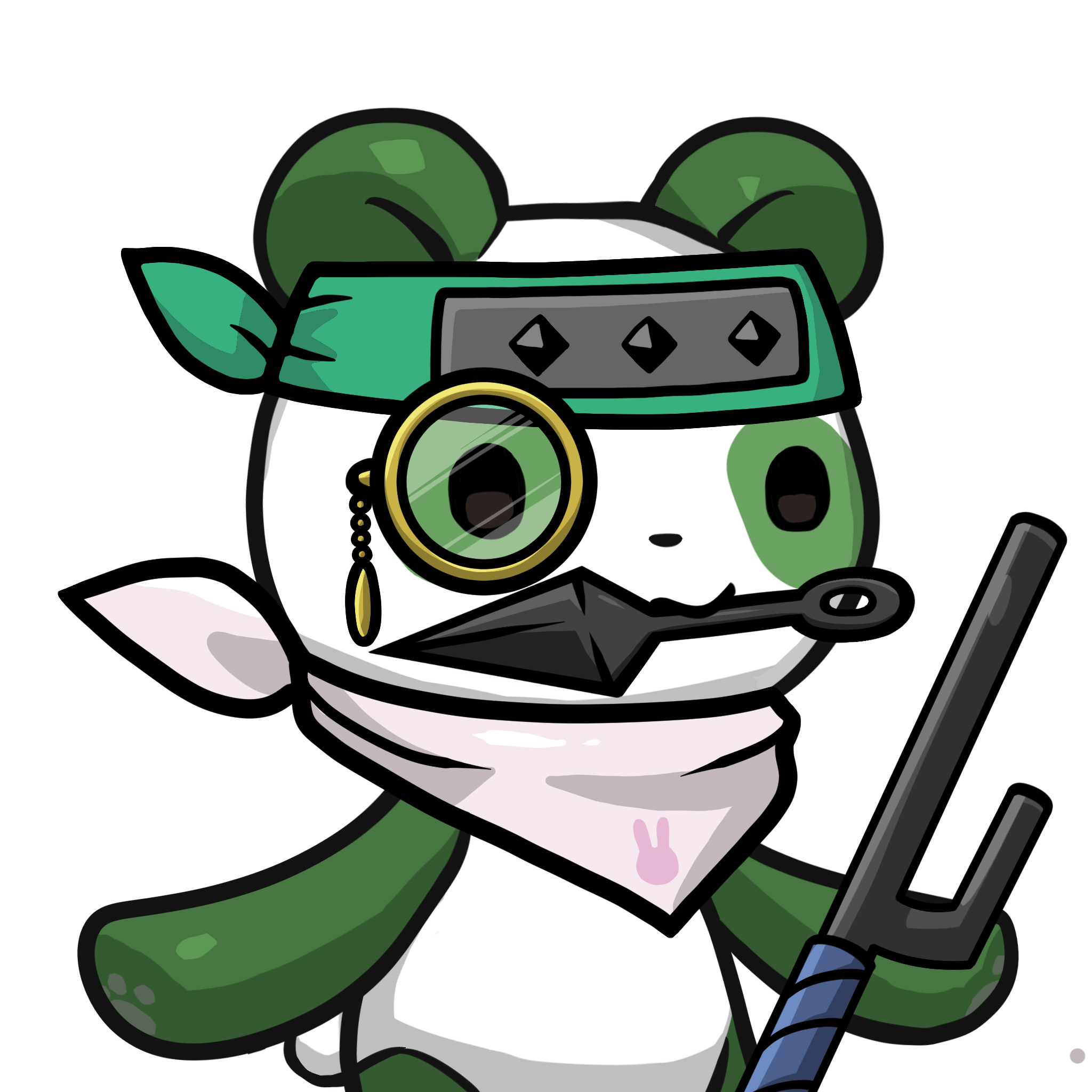 Leelee-Green(kunai) #17453