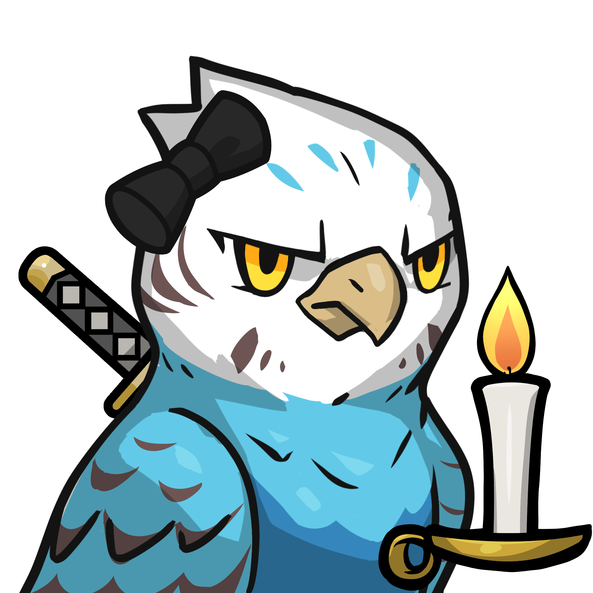 Narukami-Blue budgie #01765