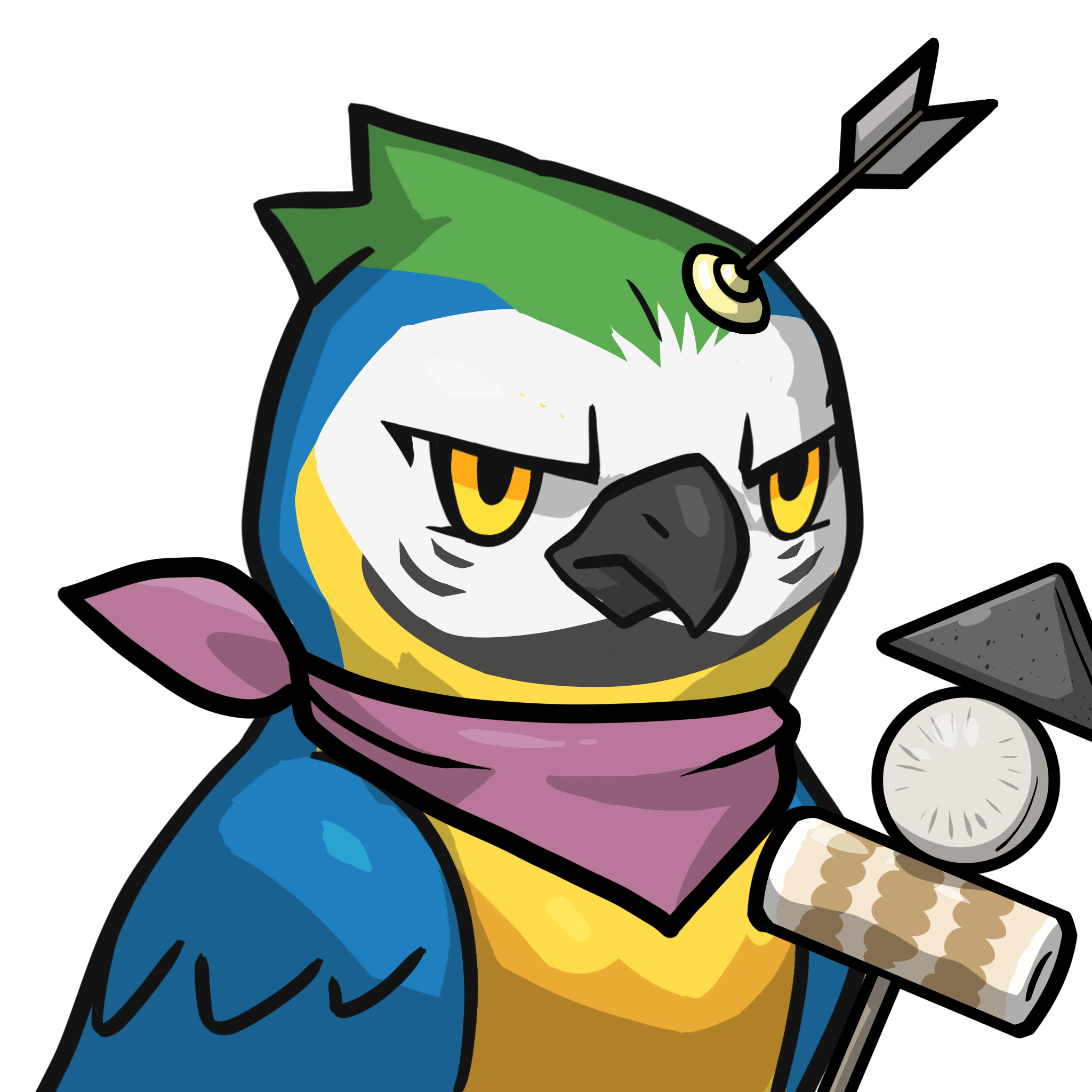 Narukami-Blue-and-white macaw #17748