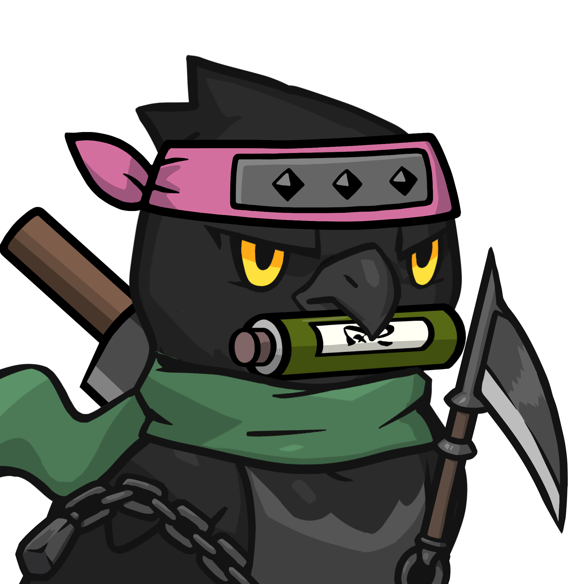 Narukami-Crow(scroll) #17783