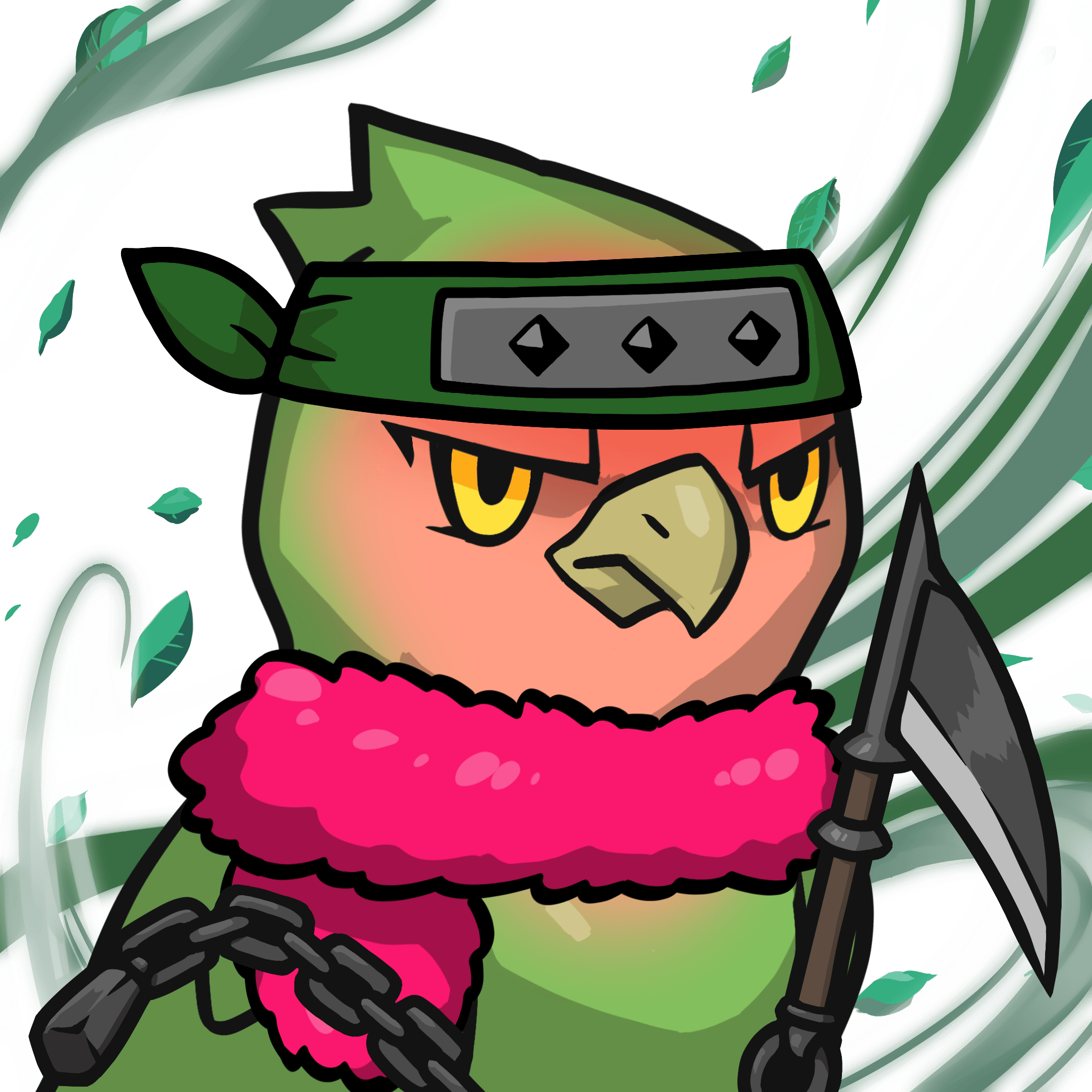 Narukami-Rosy-faced lovebird #17799